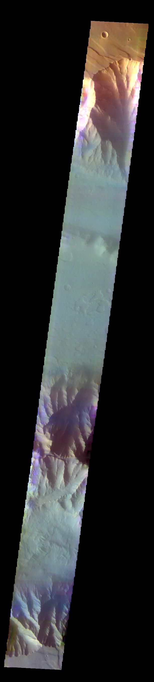 Coprates Chasma - False Color