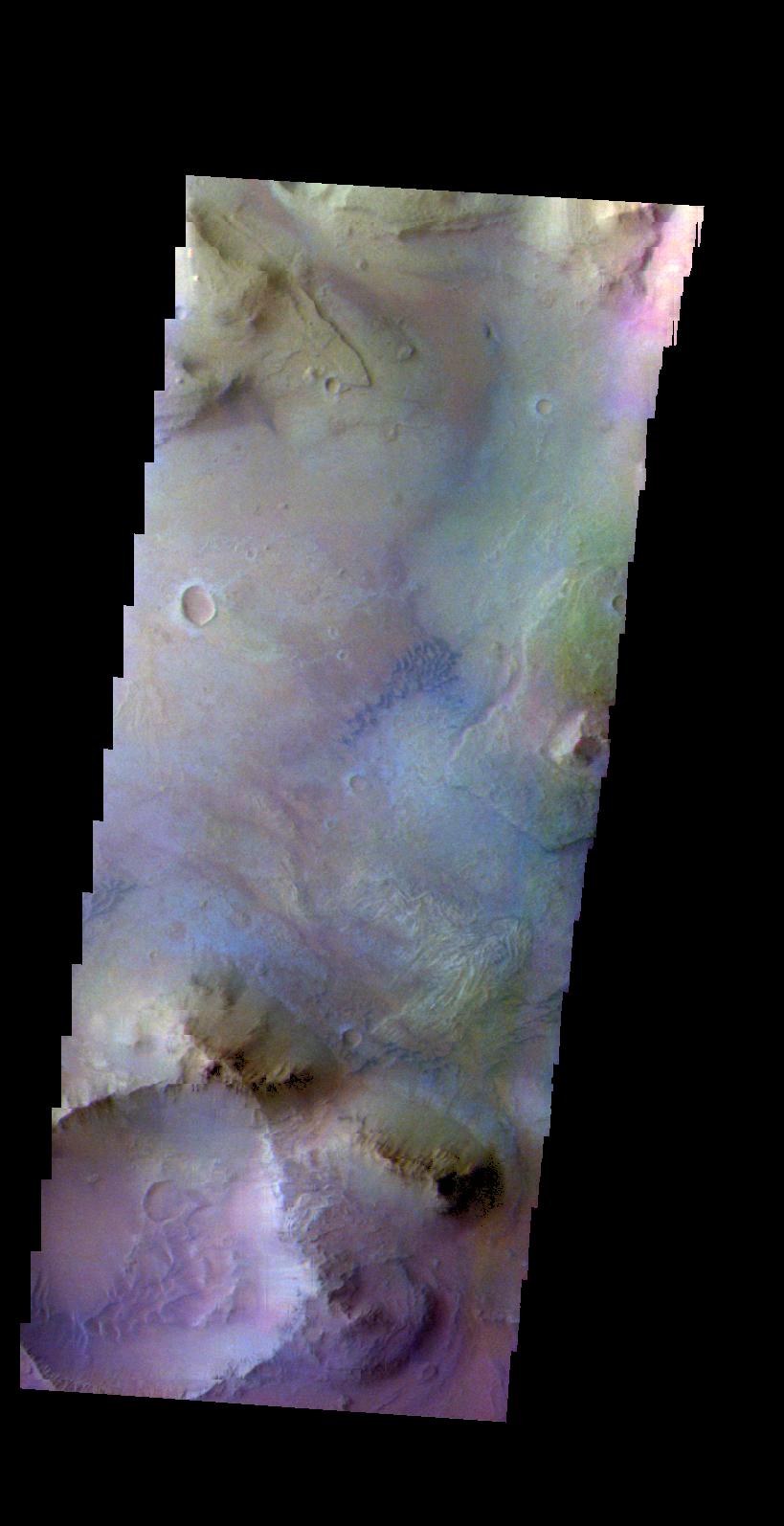 Coprates Chasma - False Color