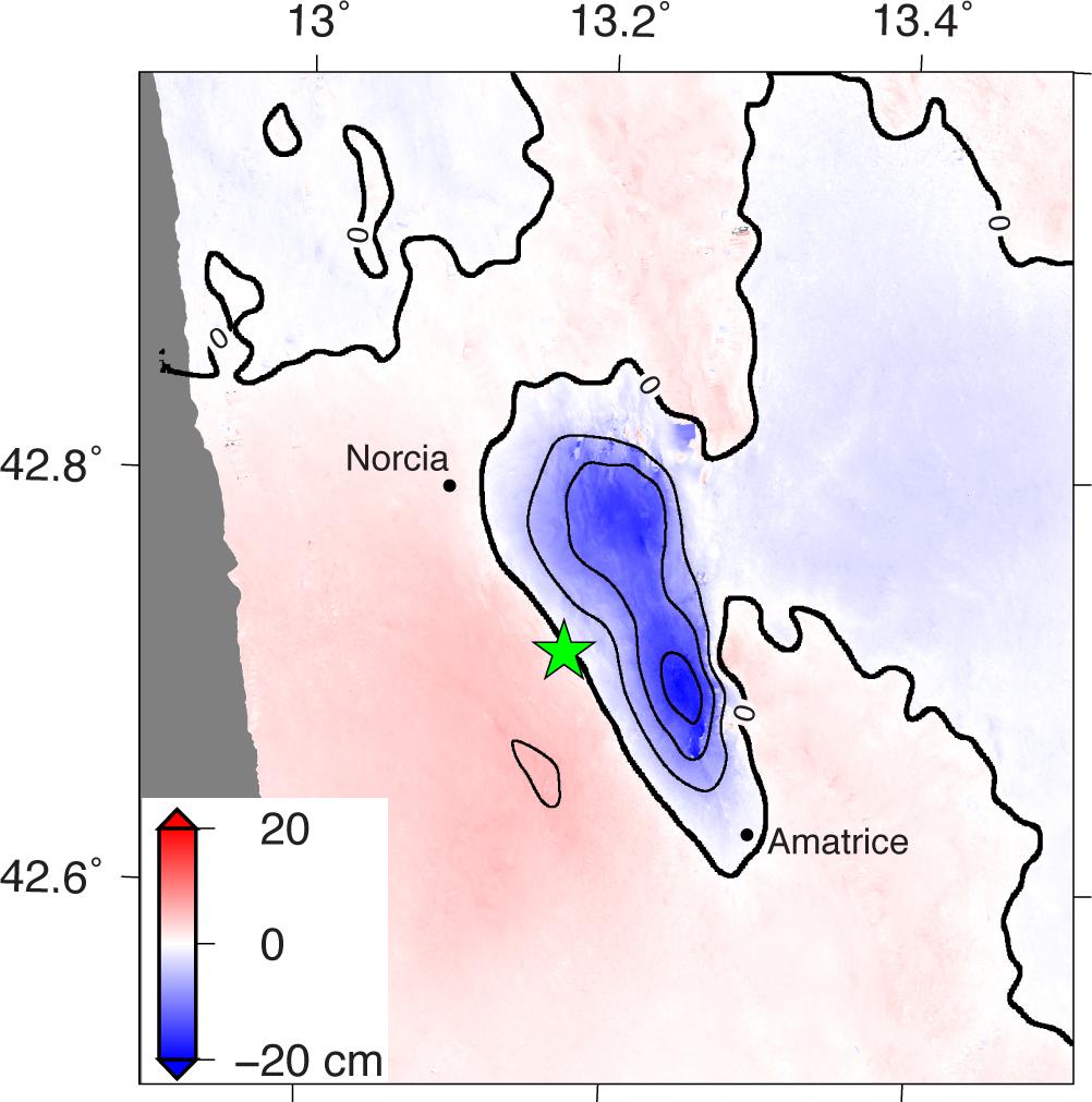 Radar Shows Italy Area Moved 8 Inches by Amatrice Earthquake