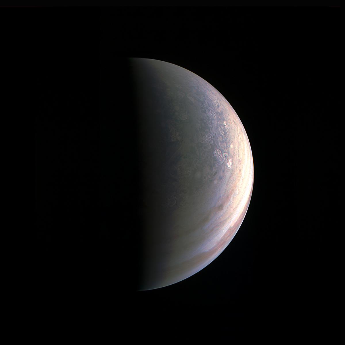 Closing in on Jupiter North Pole