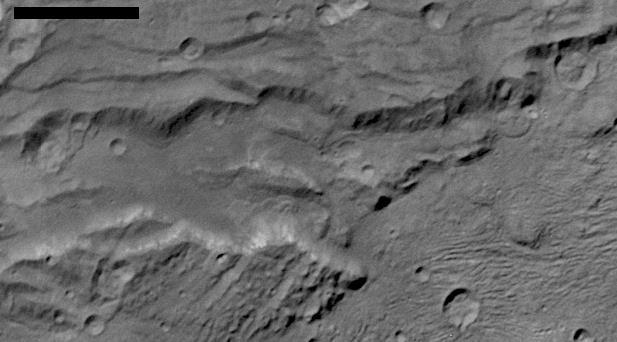 Landslides on Charon