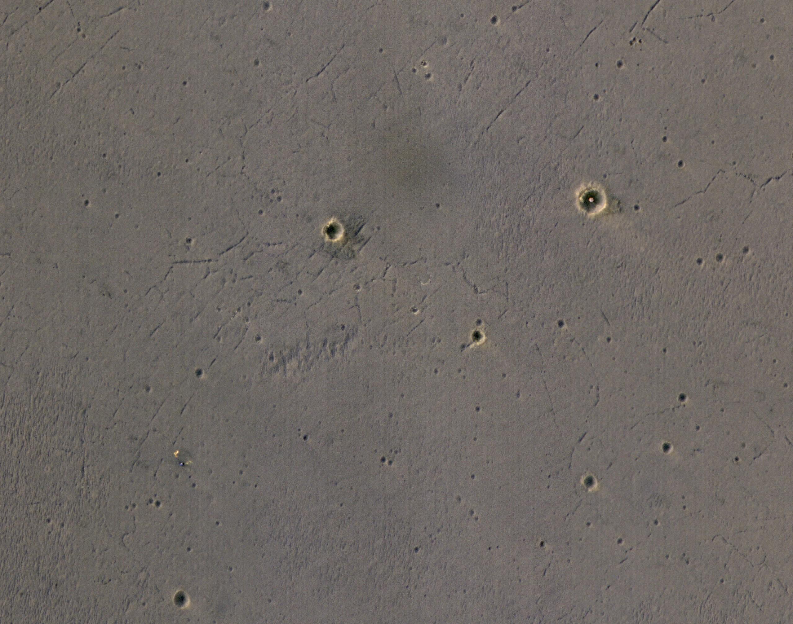 Rover Landing Hardware at Eagle Crater, Mars