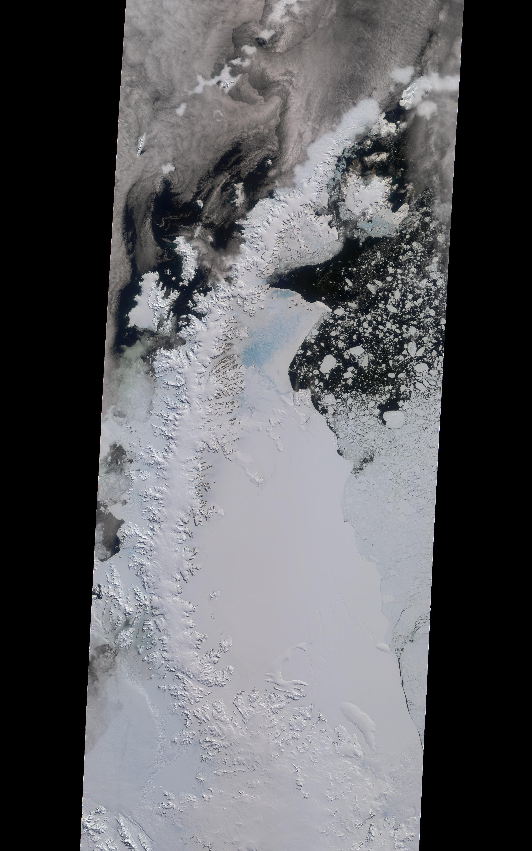 NASA MISR Tracks Growth of Rift in the Larsen C Ice Shelf