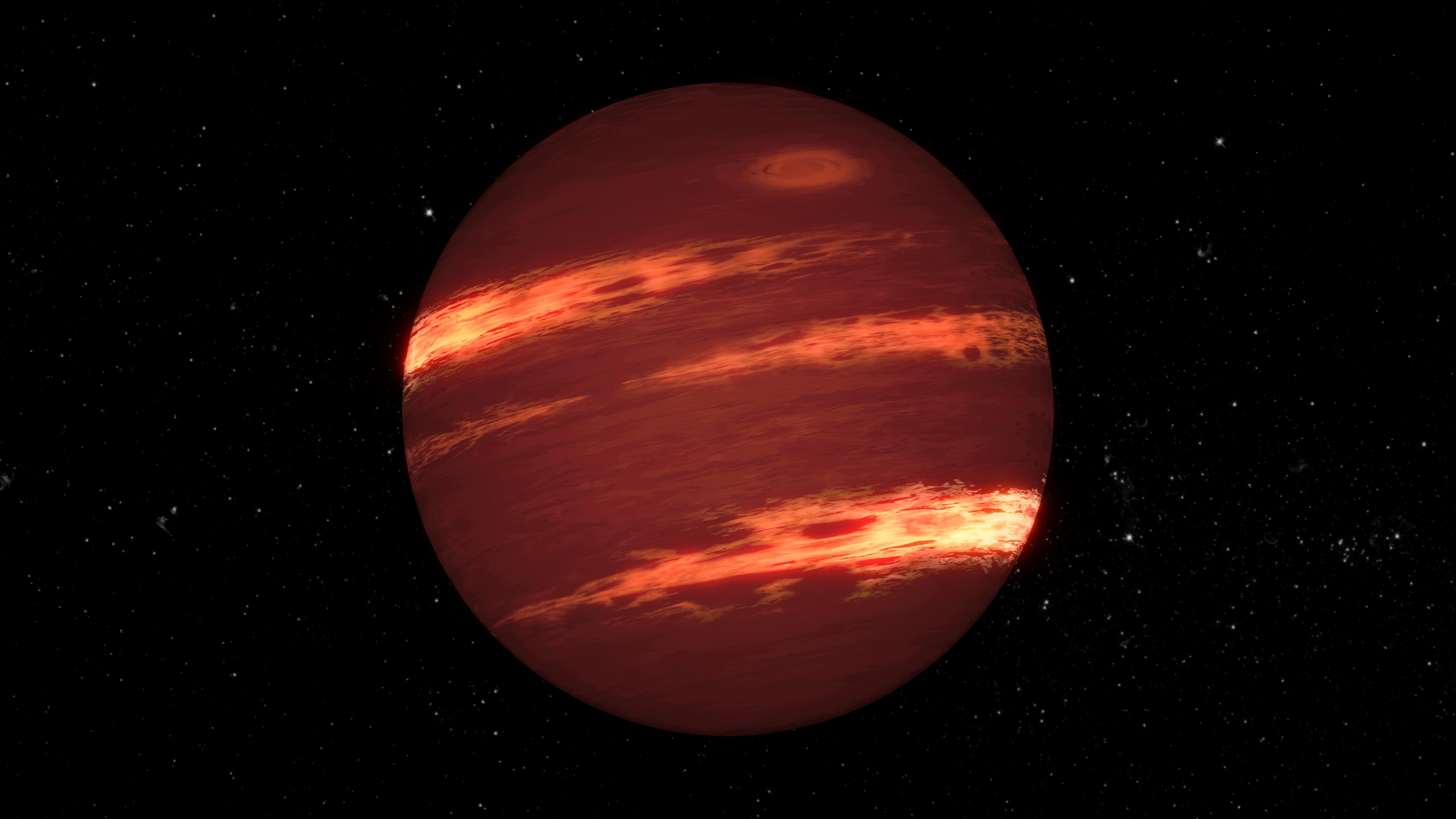 Brown Dwarf Weather (Artist's Concept)