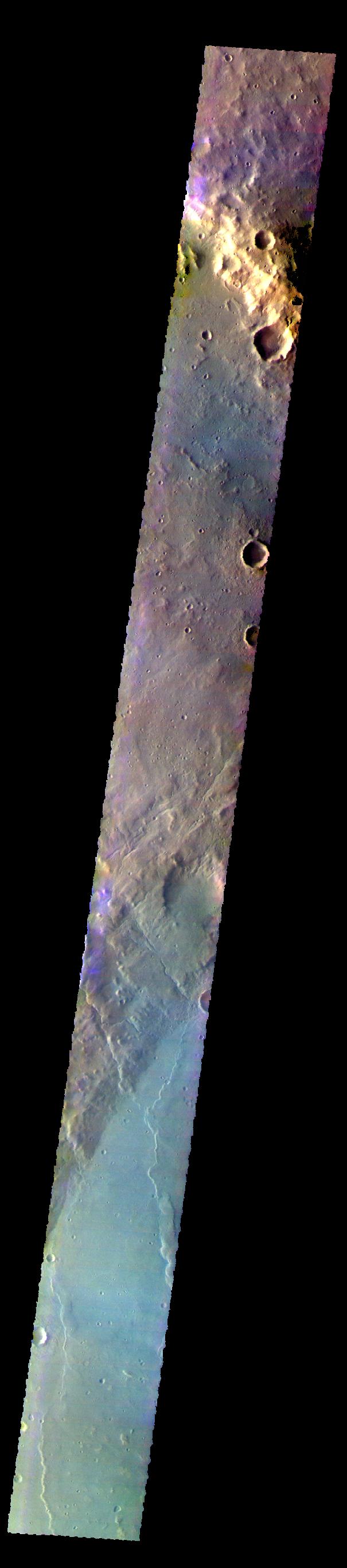 Newton Crater - False Color