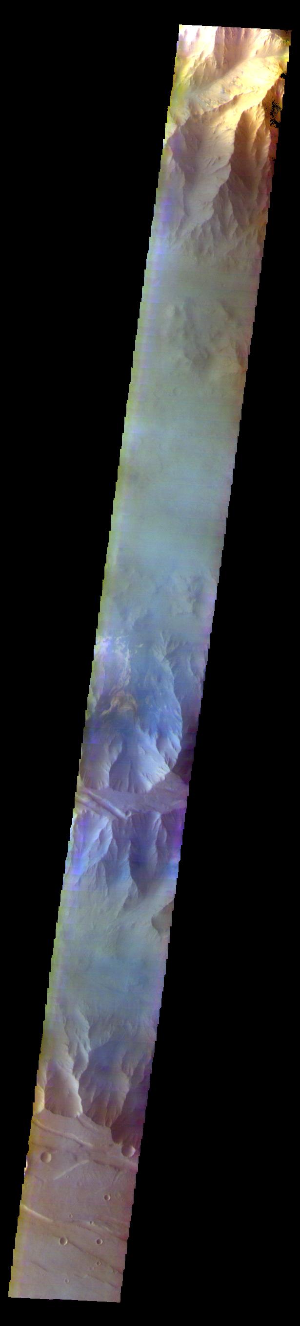 Coprates Chasma - False Color
