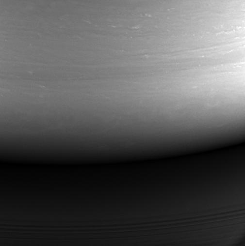 Impact Site: Cassini's Final Image
