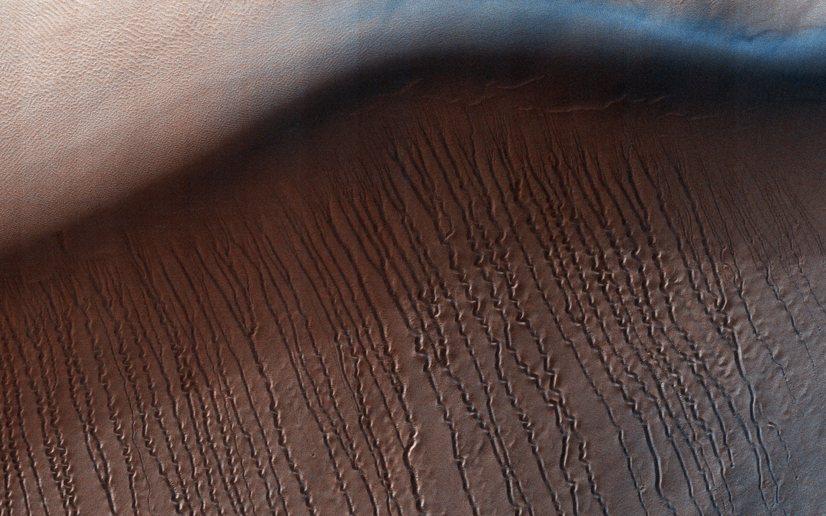 Squiggles in Hellas Planitia