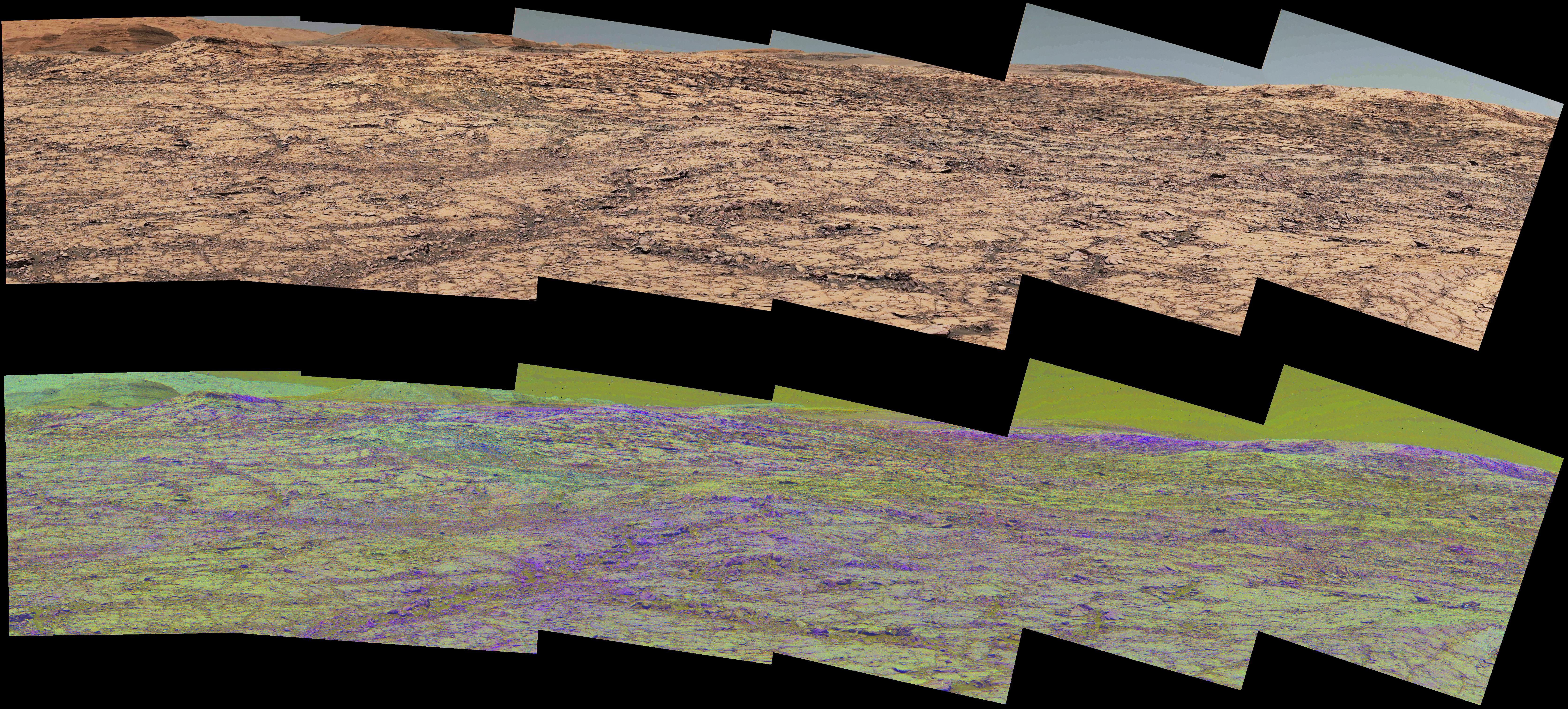 Mastcam Special Filters Help Locate Variations Ahead