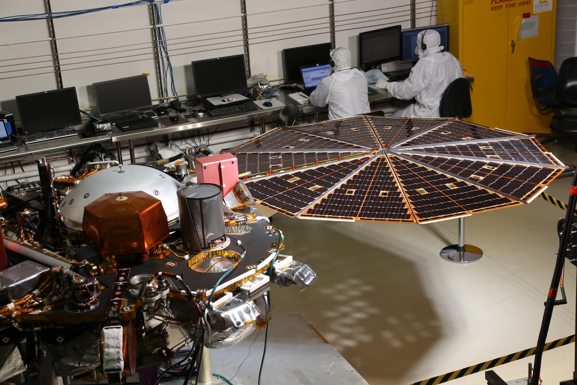 InSight Lander Solar Array Test