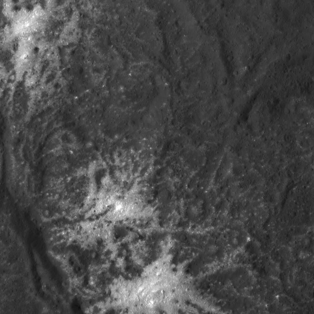Detail of the Vinalia Faculae in Occator Crater