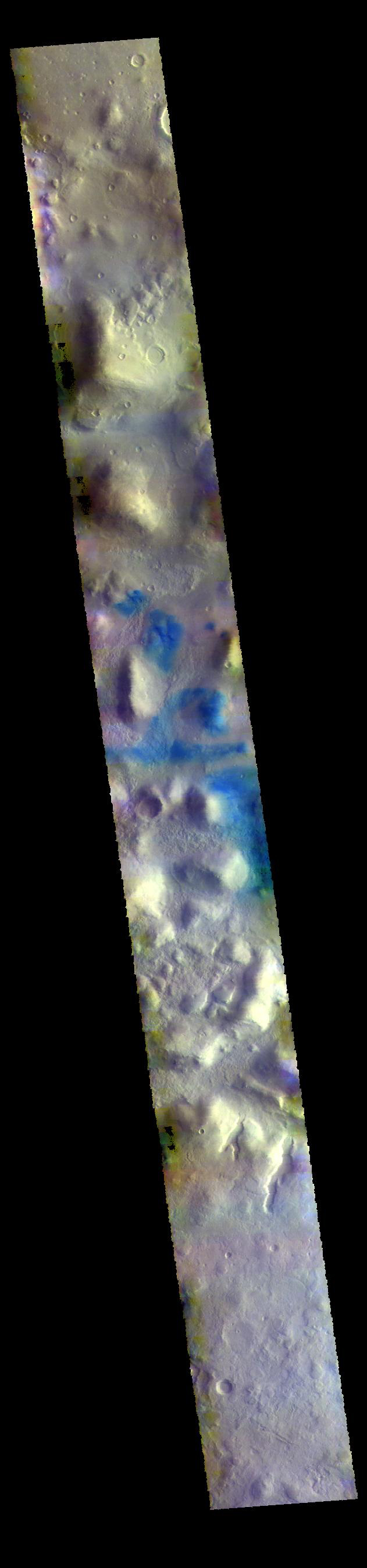 Terra Sabaea - False Color