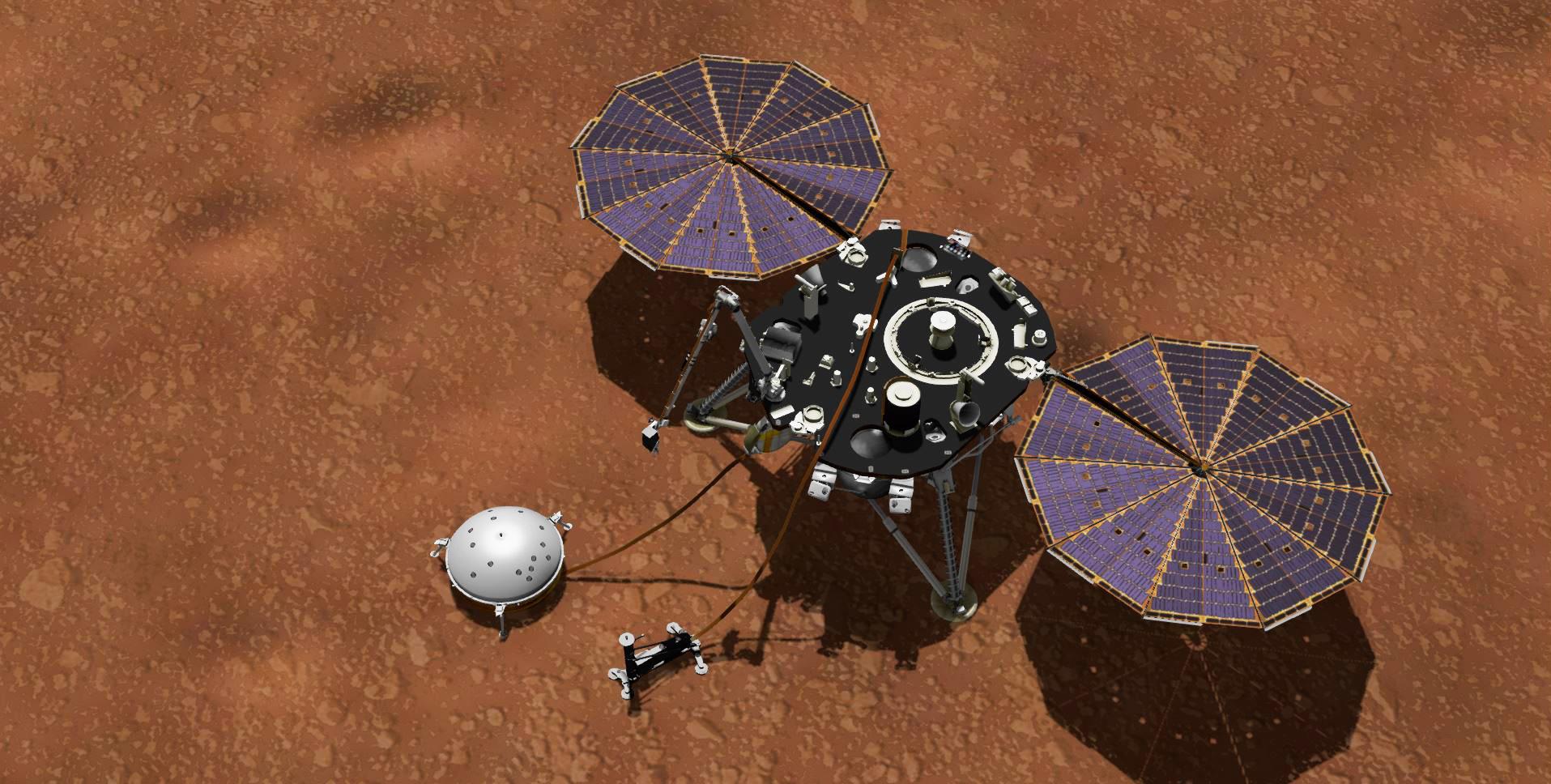 InSight Collecting Mars Weather Data (Artist's Concept)