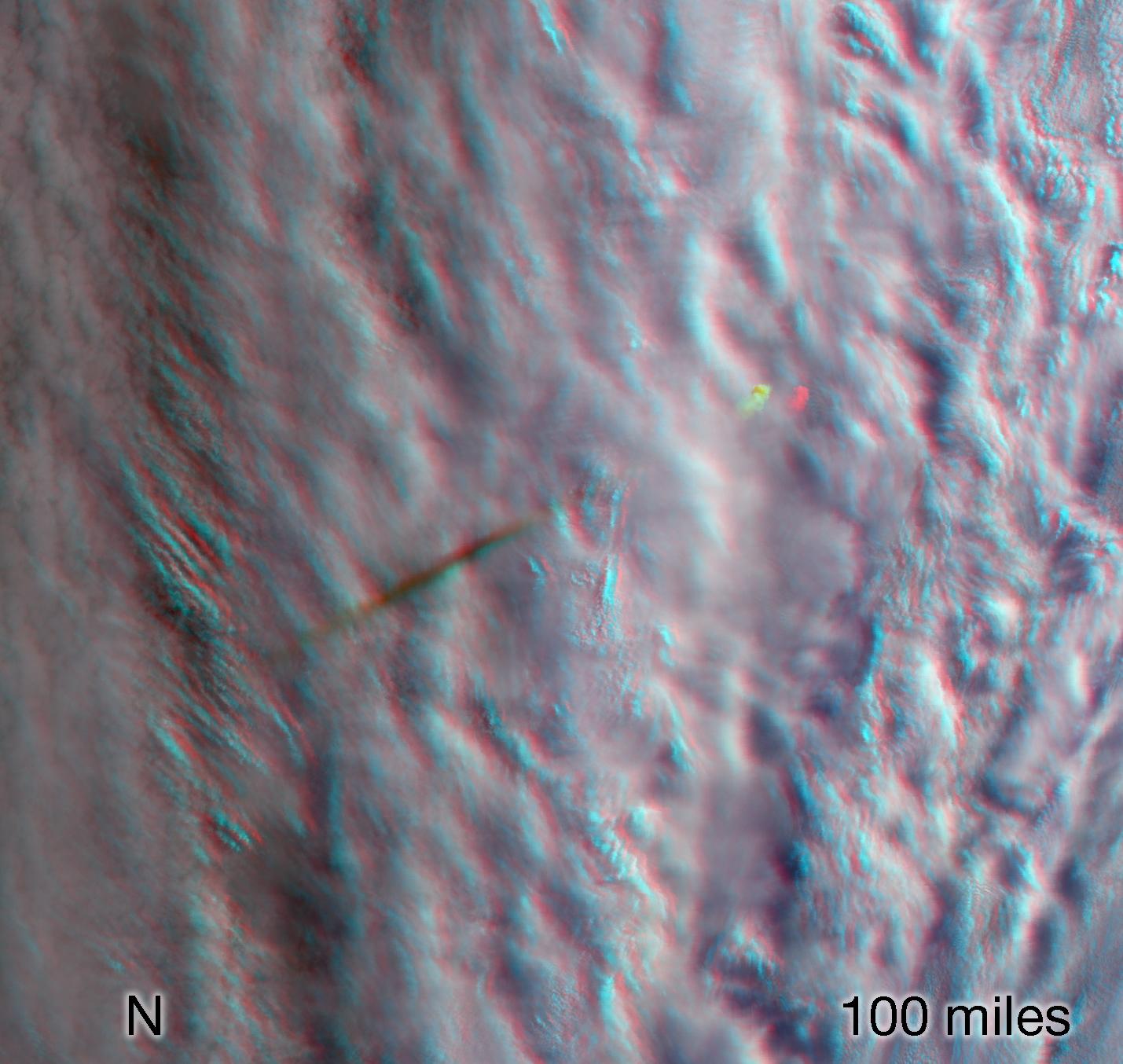 MISR Images Fireball Over Bering Sea (Anaglyph)