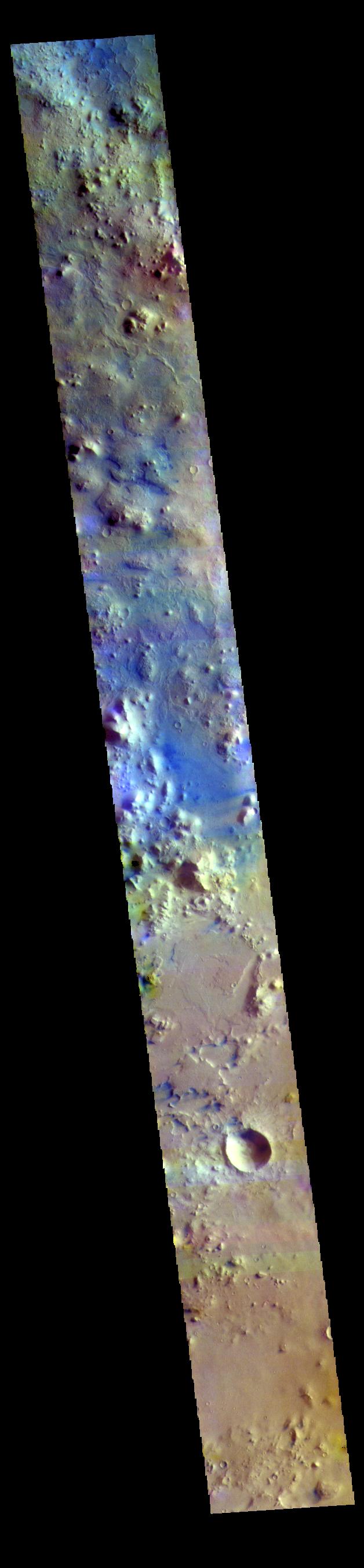 Terra Sabaea - False Color