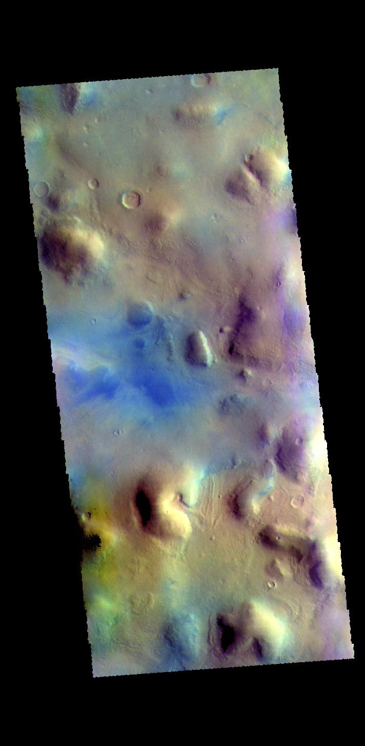 Terra Sabaea - False Color