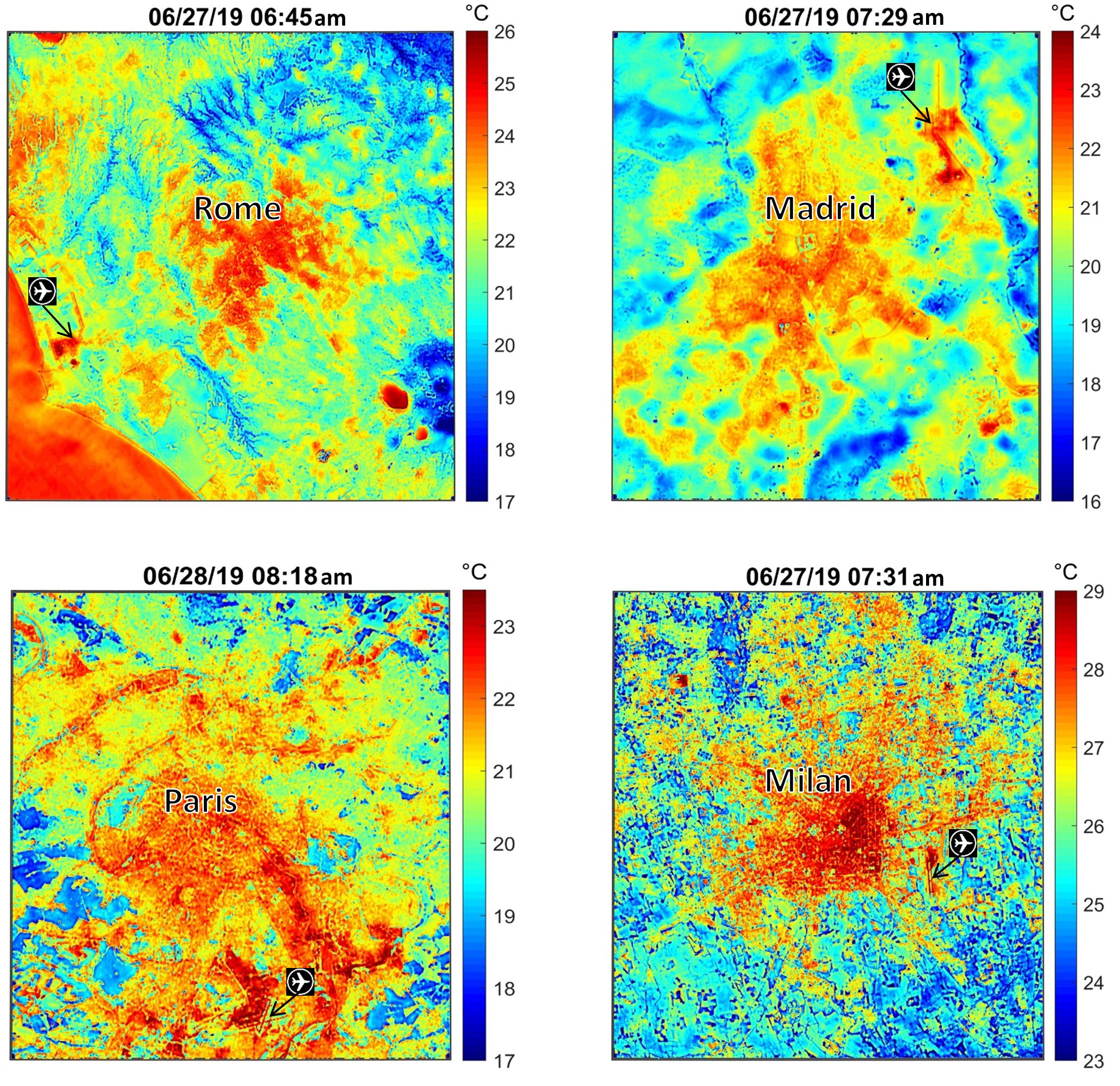 NASA's ECOSTRESS Maps Europe Heat Wave