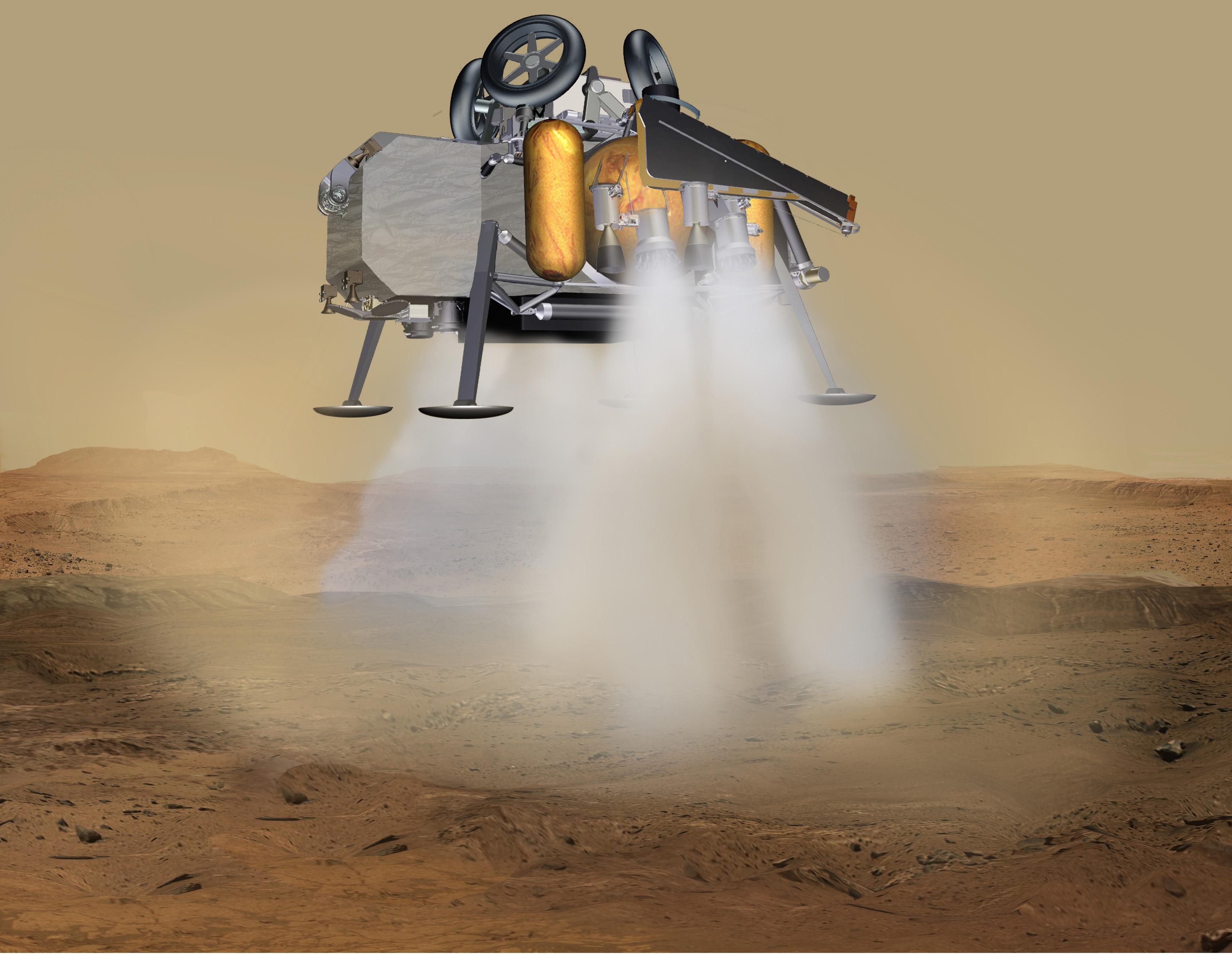 Mars Sample Return Lander Touchdown (Artist's Concept)