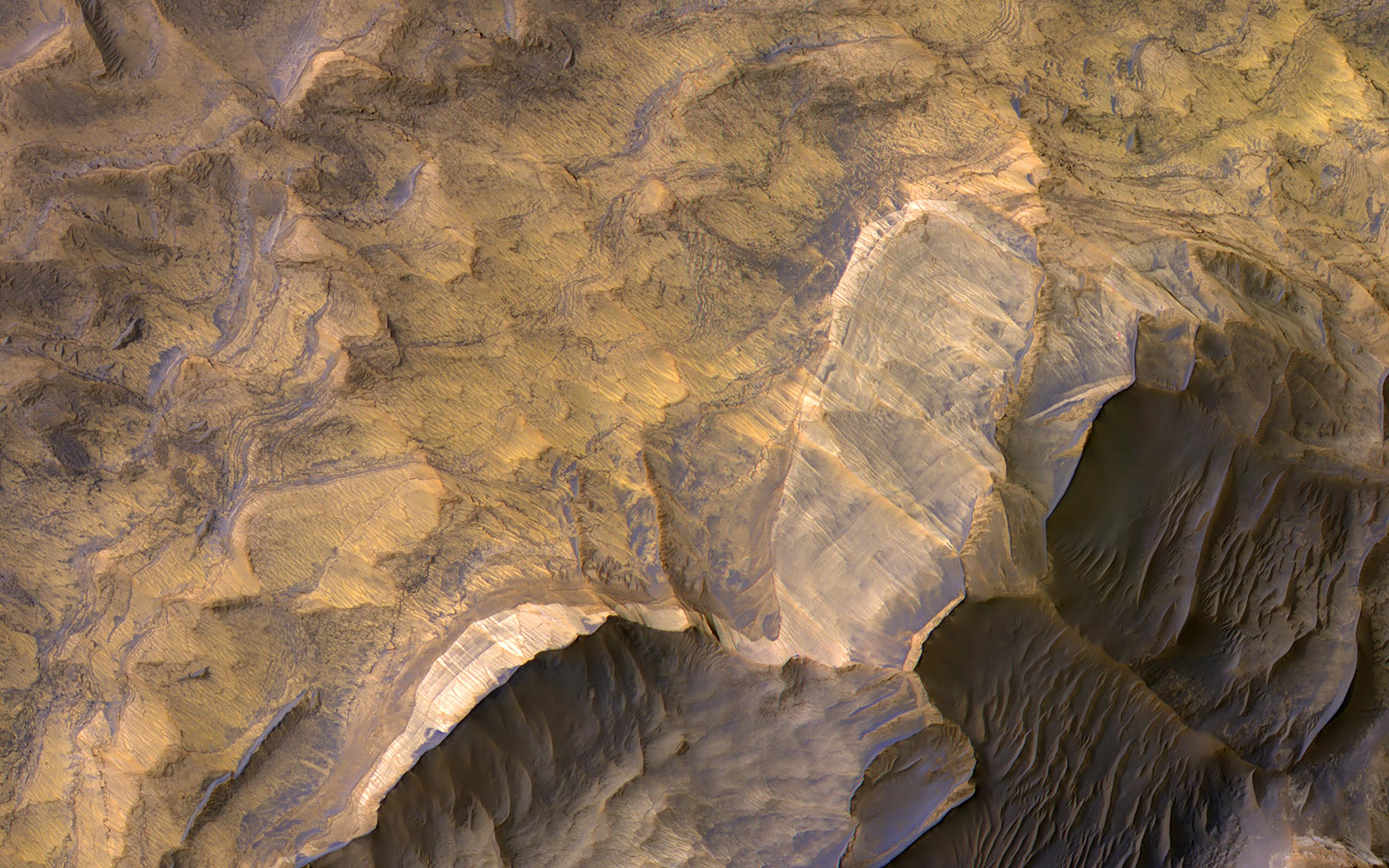 Sandstone in West Candor Chasma