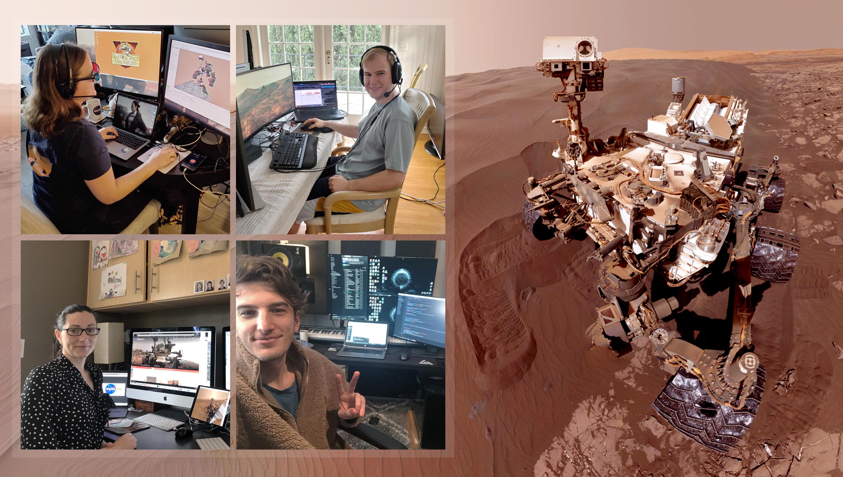 Curiosity's Team Teleworks