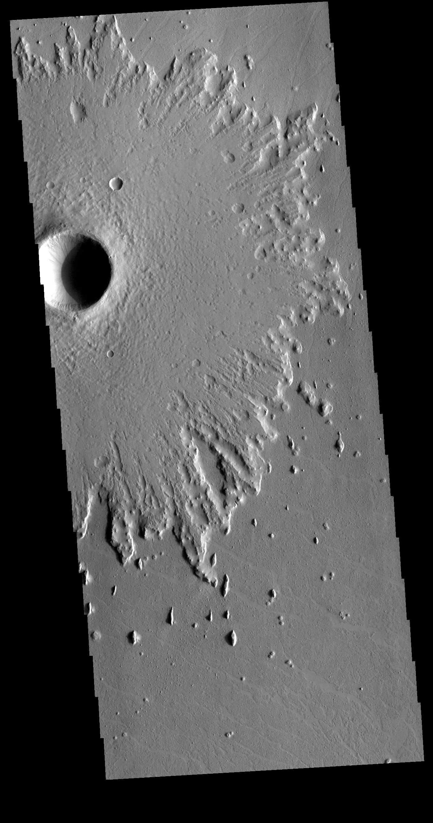 Pedestal Crater