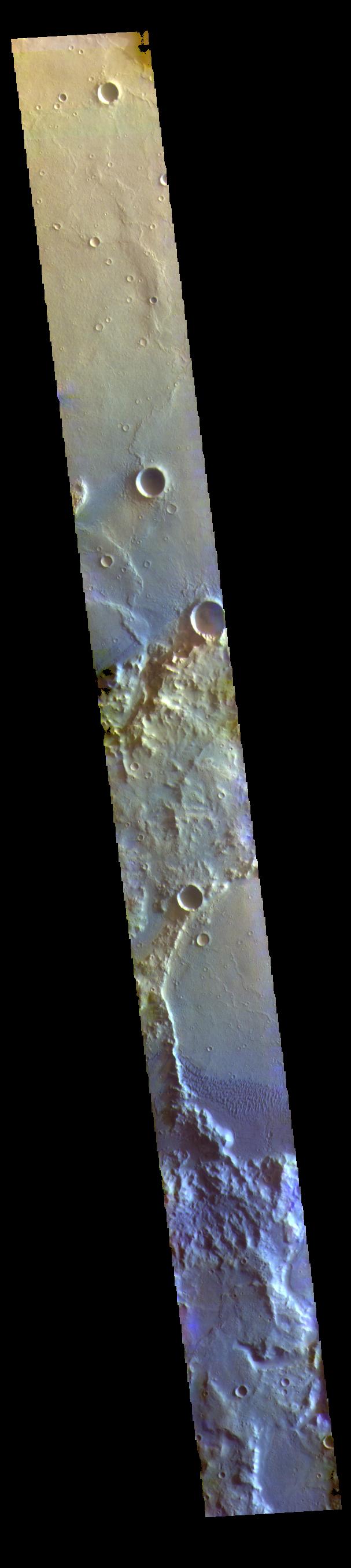 Terra Cimmeria Dunes - False Color