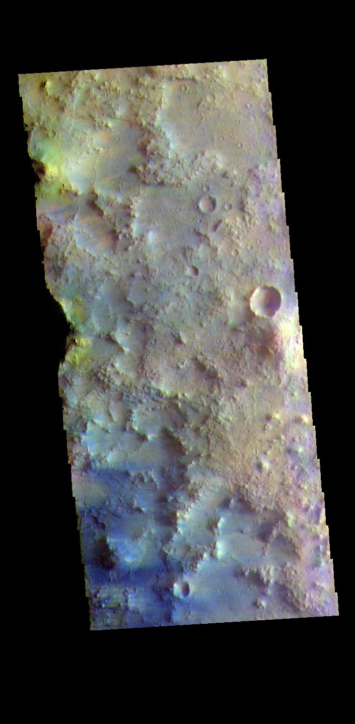 Terra Sabaea - False Color