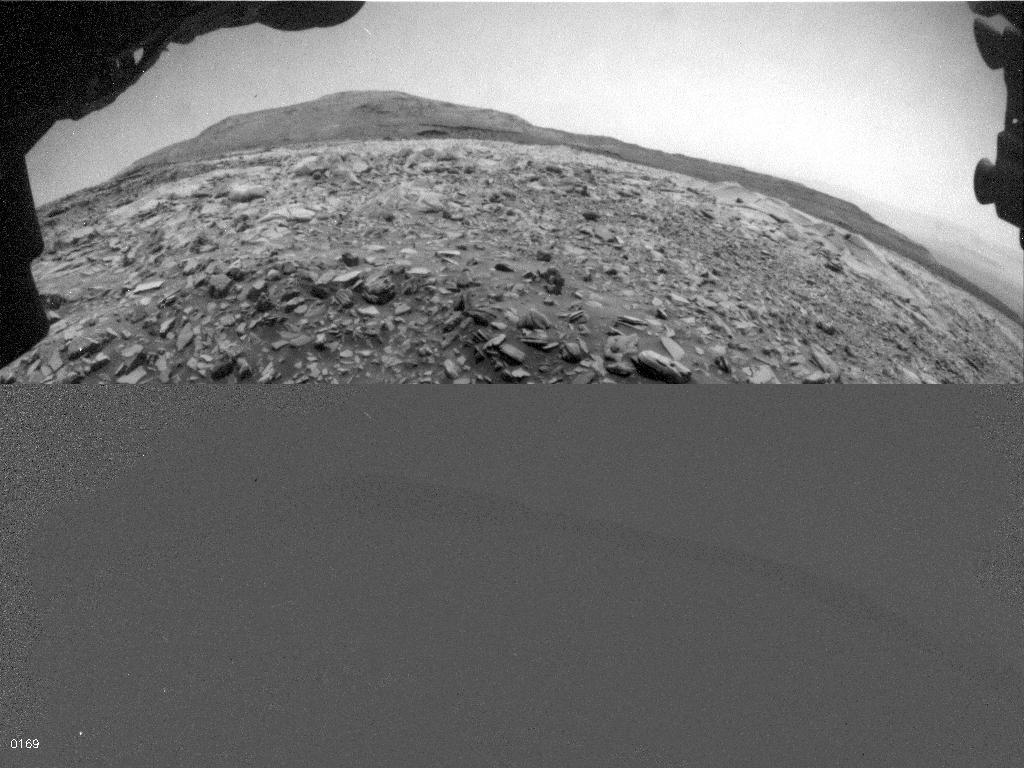 Curiosity's Hazcam Catches a Dusty Wind Gust