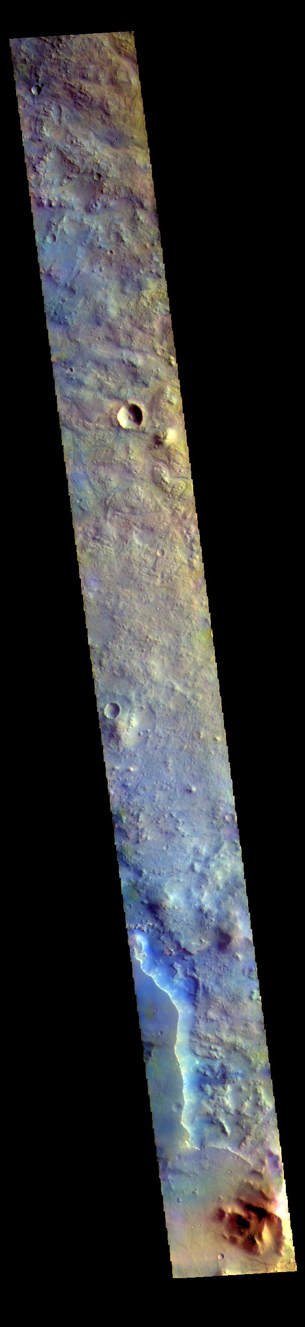 Terra Sabaea - False Color