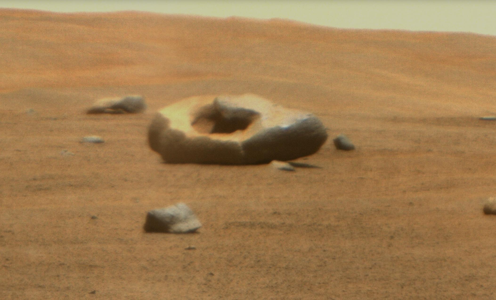 Perseverance Discovers a Doughnut-Shaped Rock
