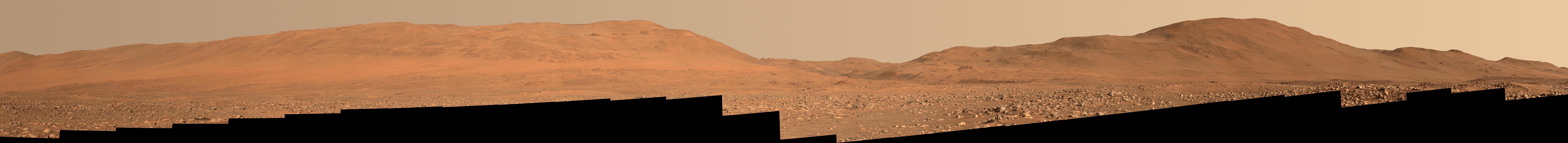 Perseverance Rover Looks West