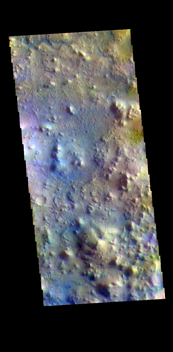 Terra Sabaea - False Color