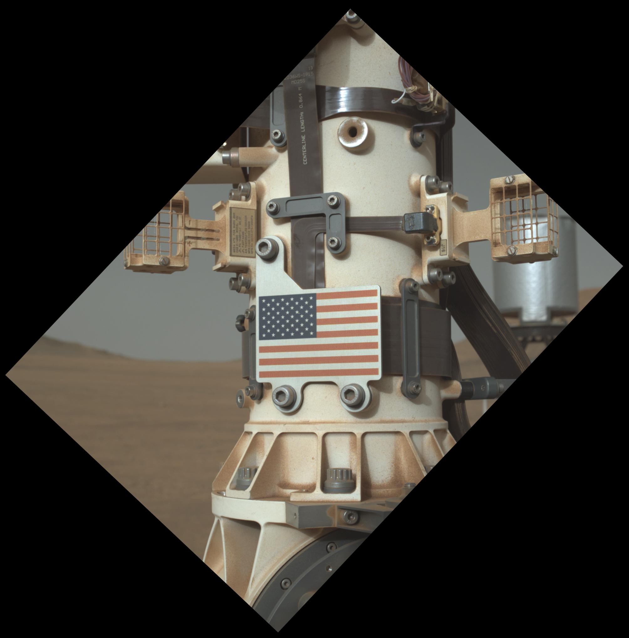 Old Glory on the Red Planet