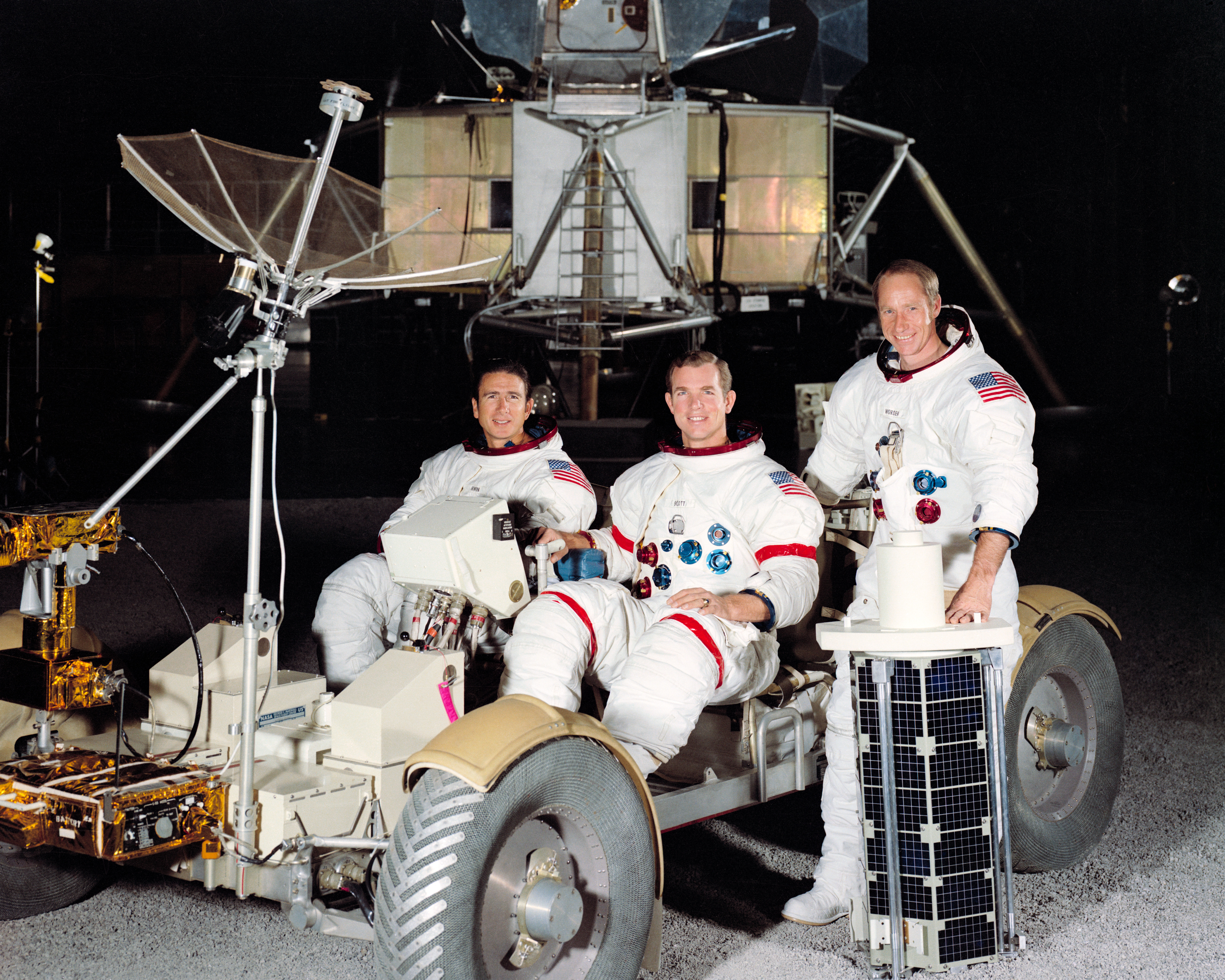Apollo 15 prime crew portrait