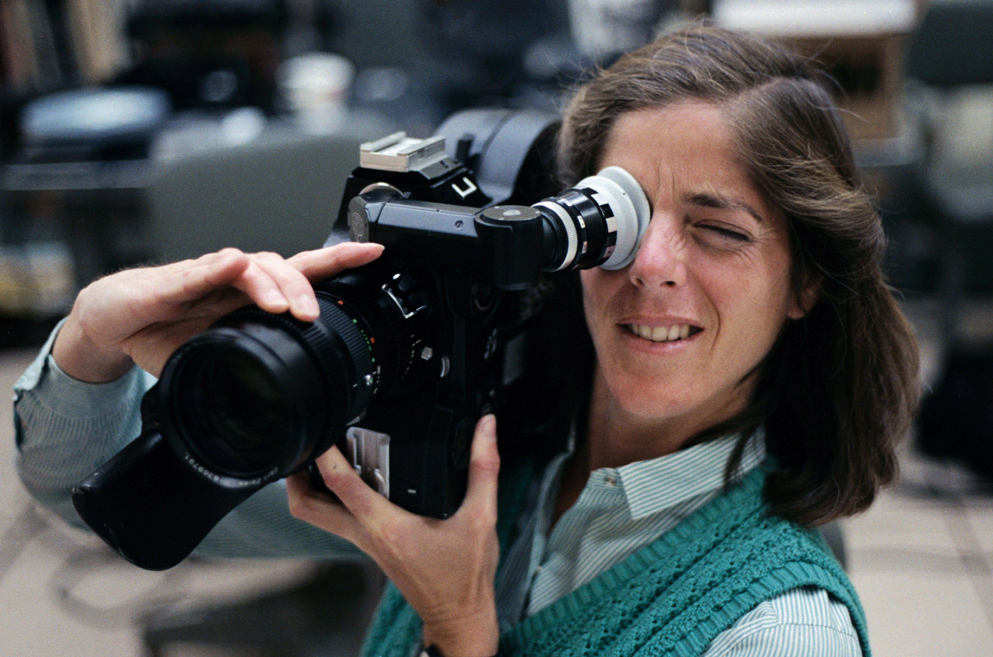 "Teacher in Space" Trainees - Arriflex Motion Picture Camera