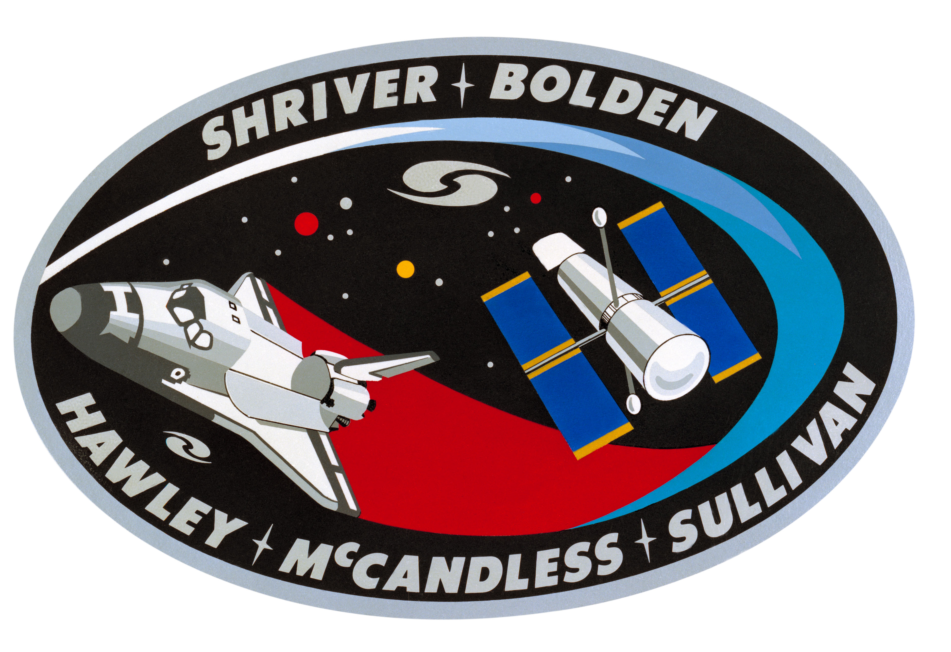 STS-31 ATLANTIS ORBITER VEHICLE (OV) 104 - CREW INSIGNIA