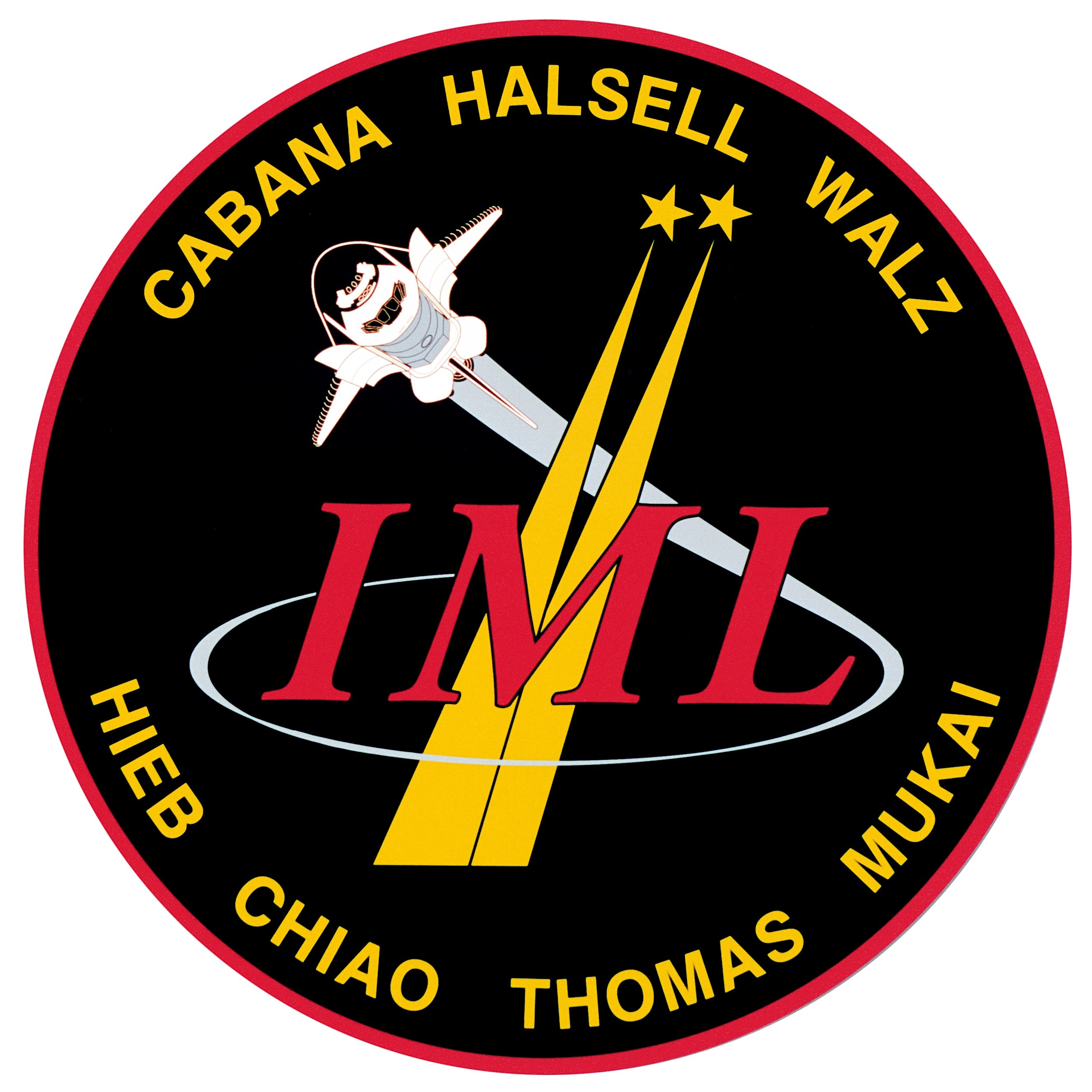 STS-65 Columbia, Orbiter Vehicle (OV) 102, crew insignia