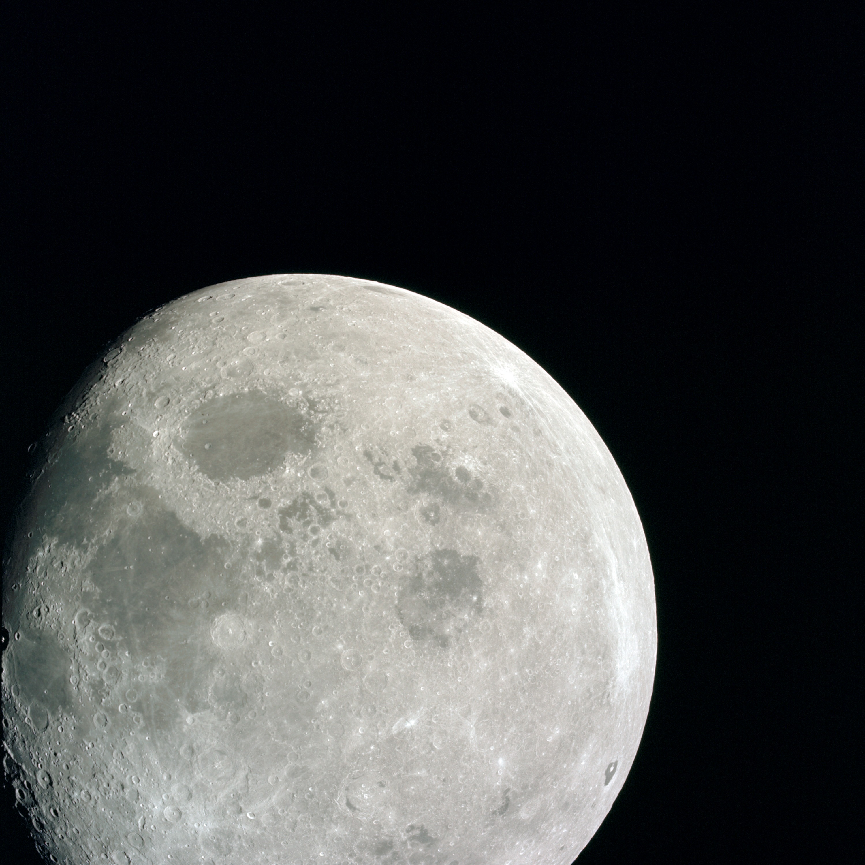Apollo 8 Mission image,Moon