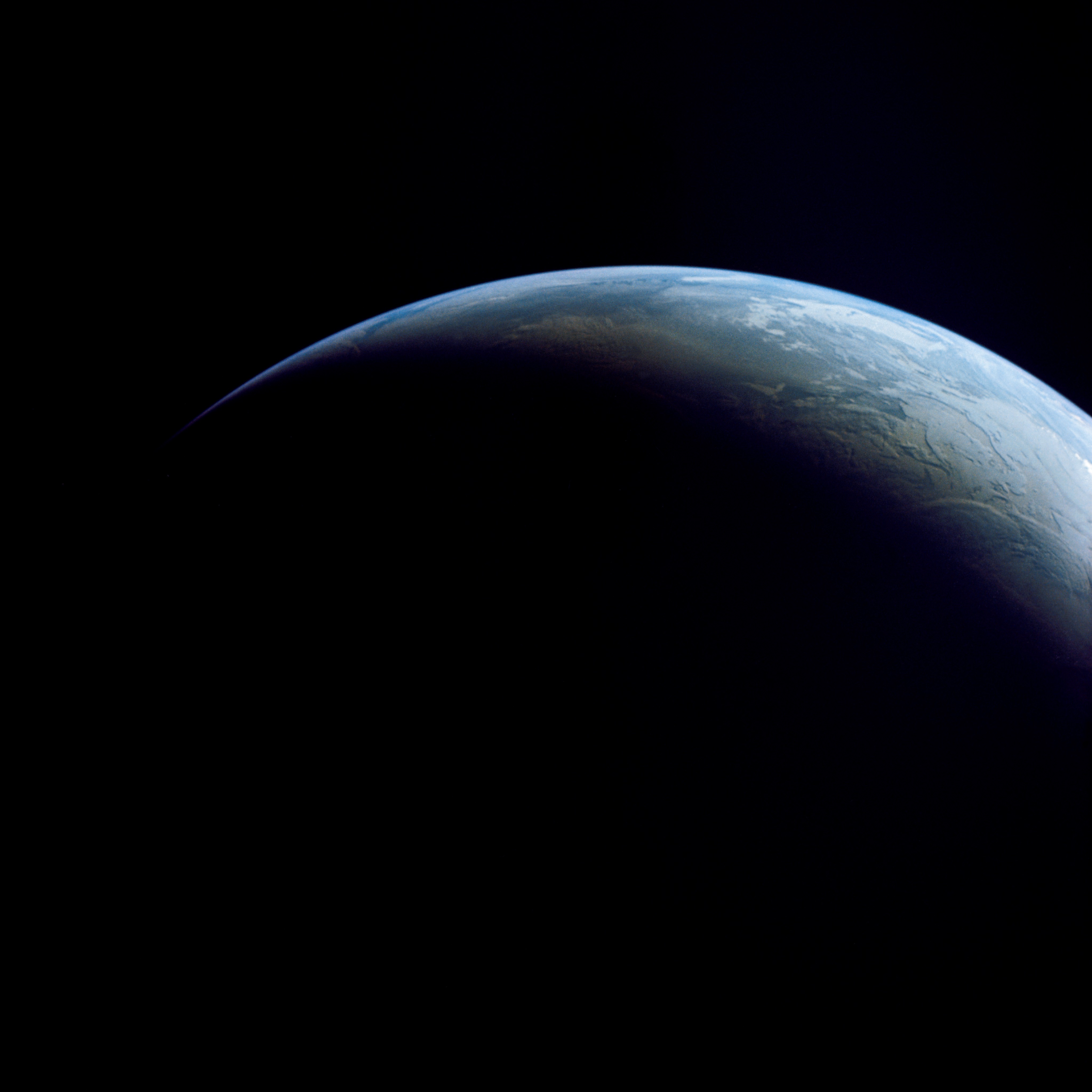 Atlantic Ocean, Antarctica as seen from the Apollo 4 unmanned spacecraft