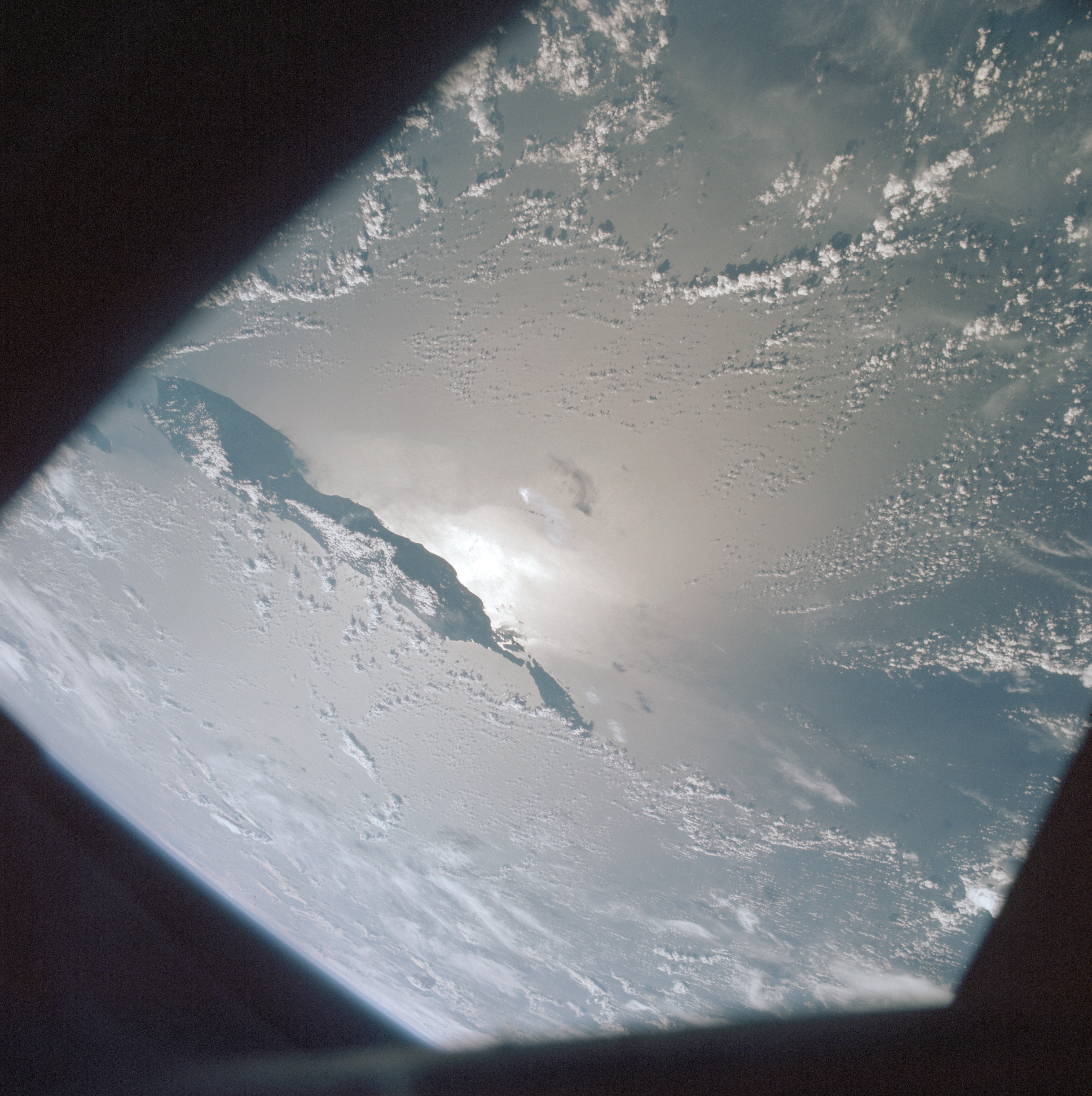 Sunglint in South Western Pacific Ocean