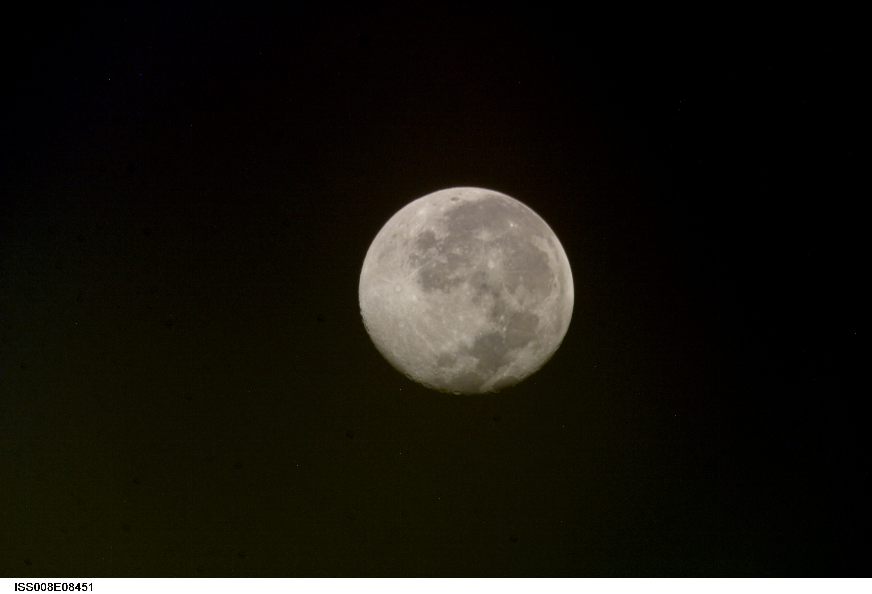 View of the Full Moon taken during Expedition 8