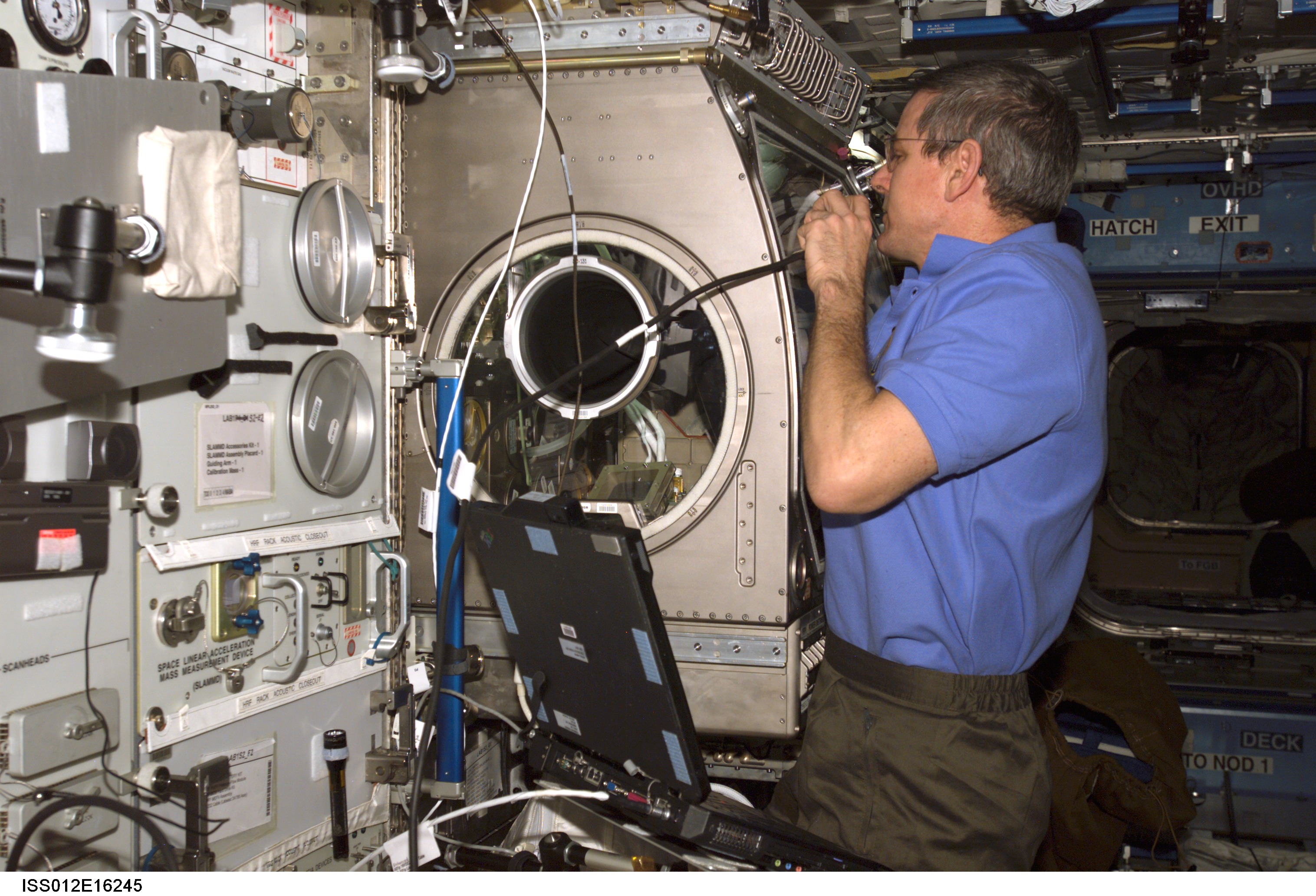 PromISS 4 hardware set up in the MSG during Expedition 12