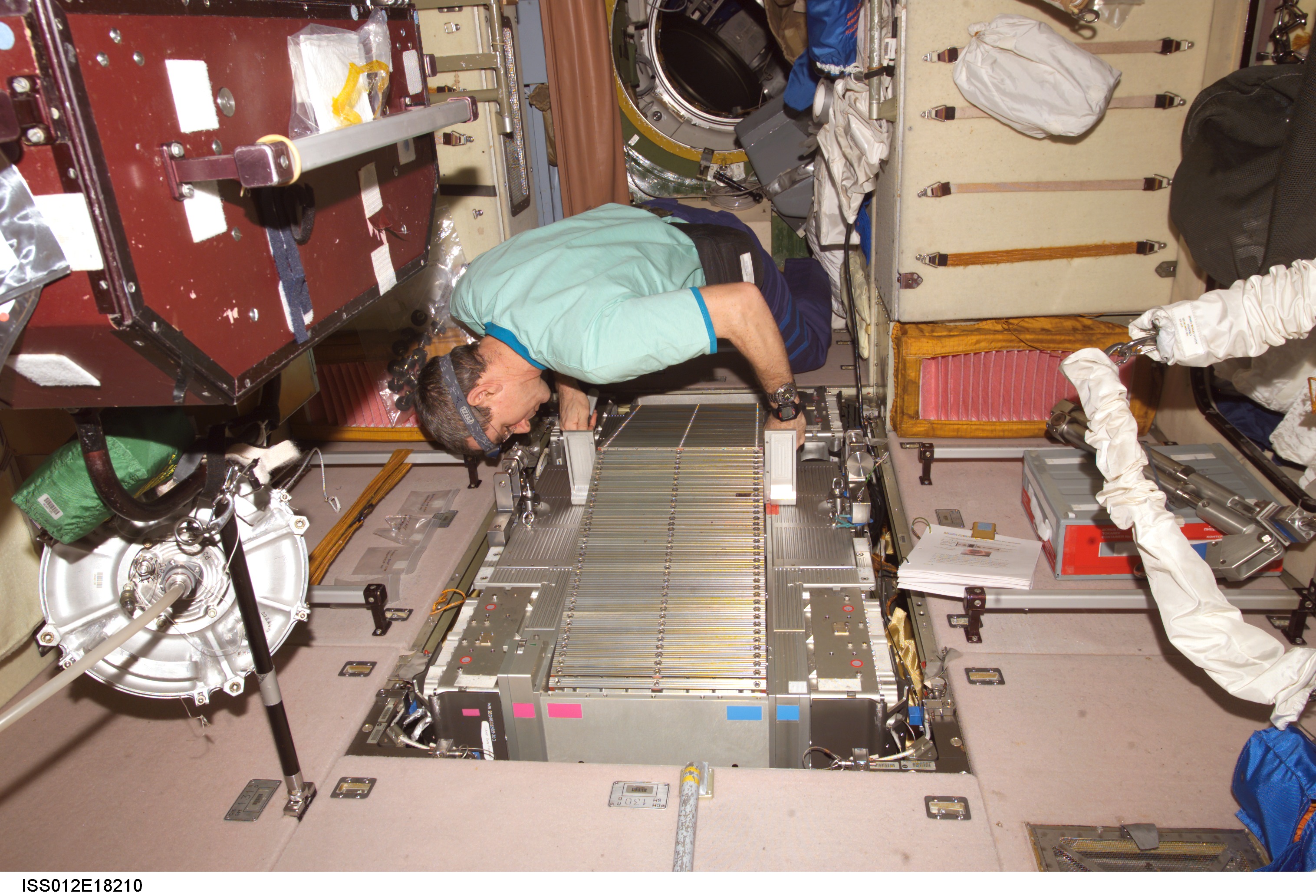 TVIS belt inspection on Expedition 12
