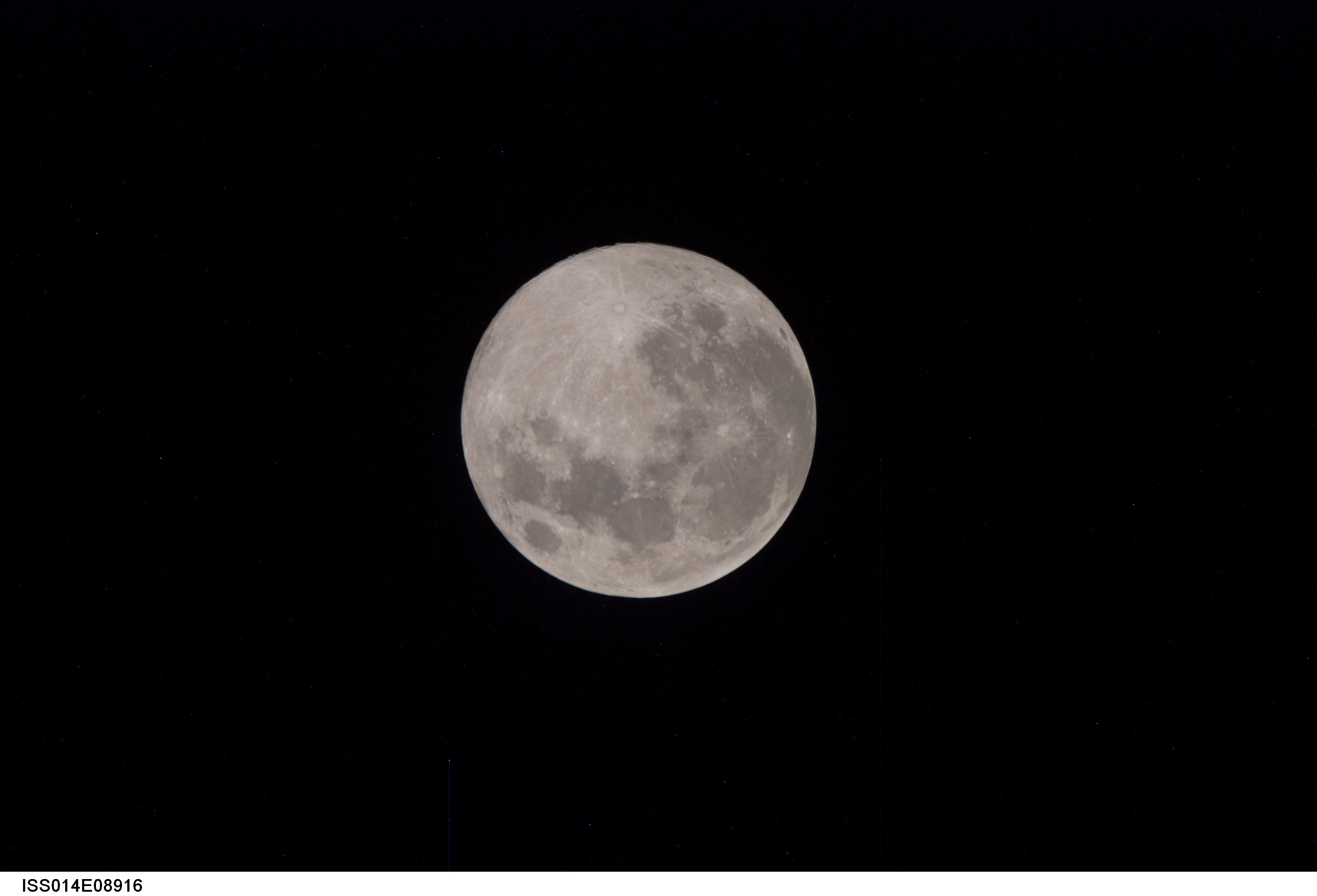 Full Moon as seen from ISS