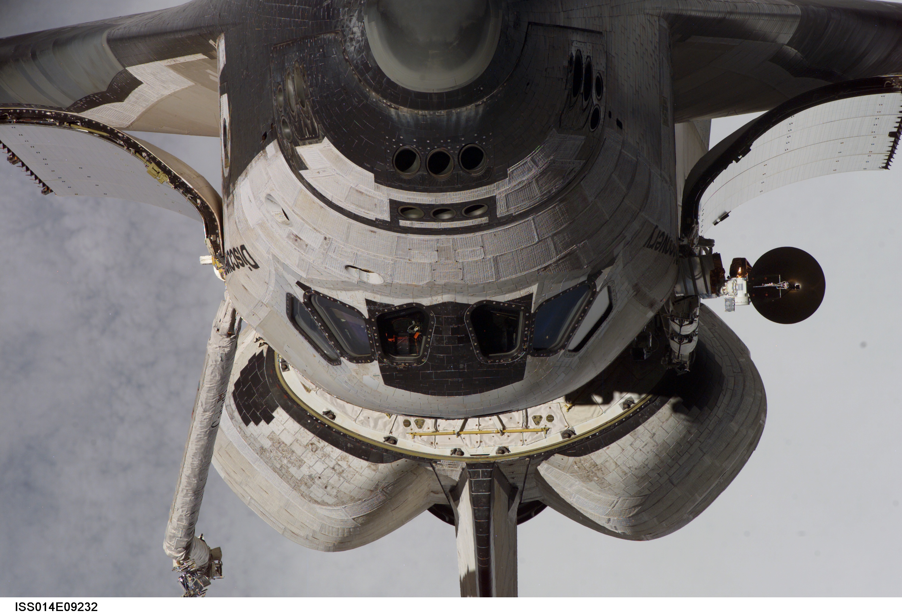 Mapping sequence performed during the STS-116 R-Bar Pitch Maneuver.