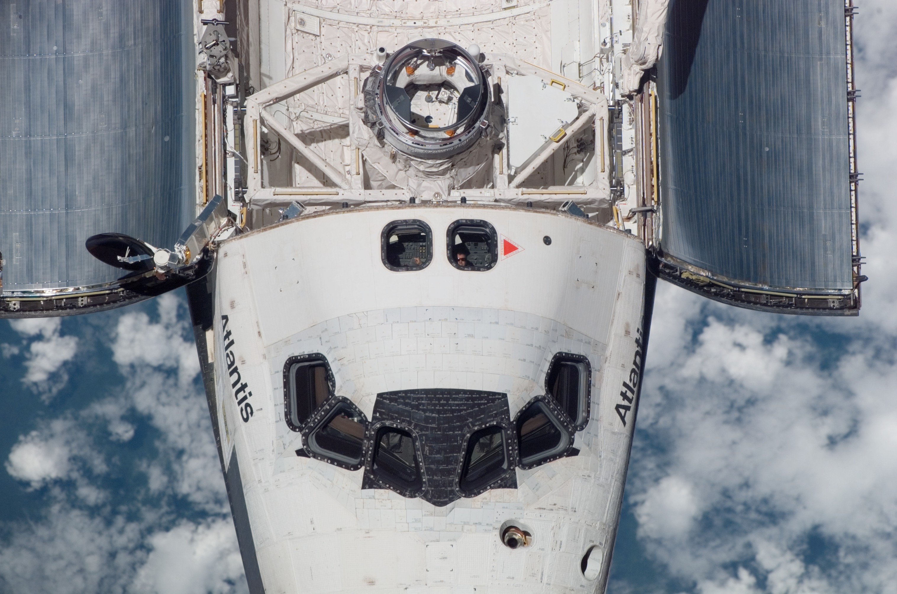 Mapping Sequence performed during the STS-122 R-Bar Pitch Maneuver