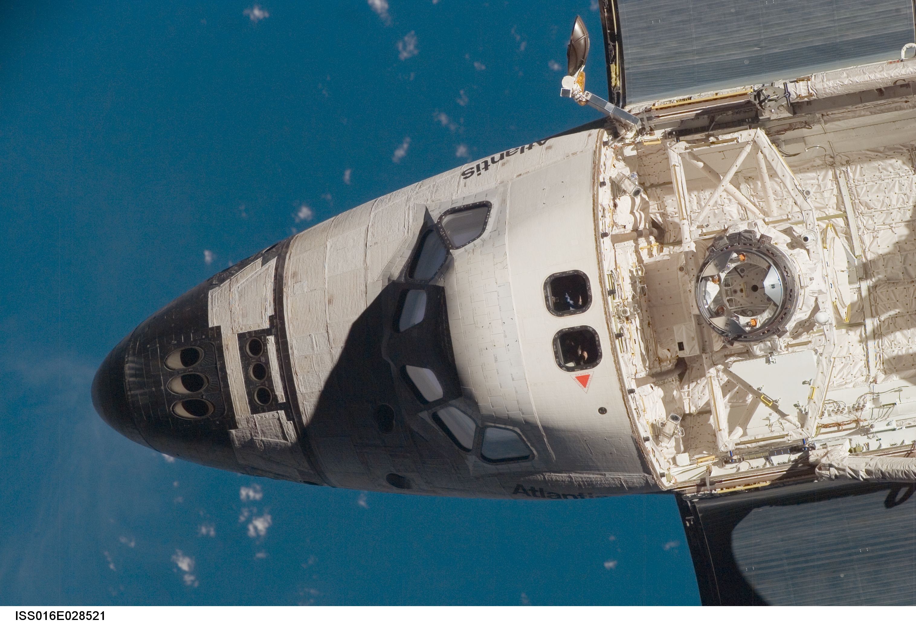 Mapping Sequence performed during the STS-122 R-Bar Pitch Maneuver