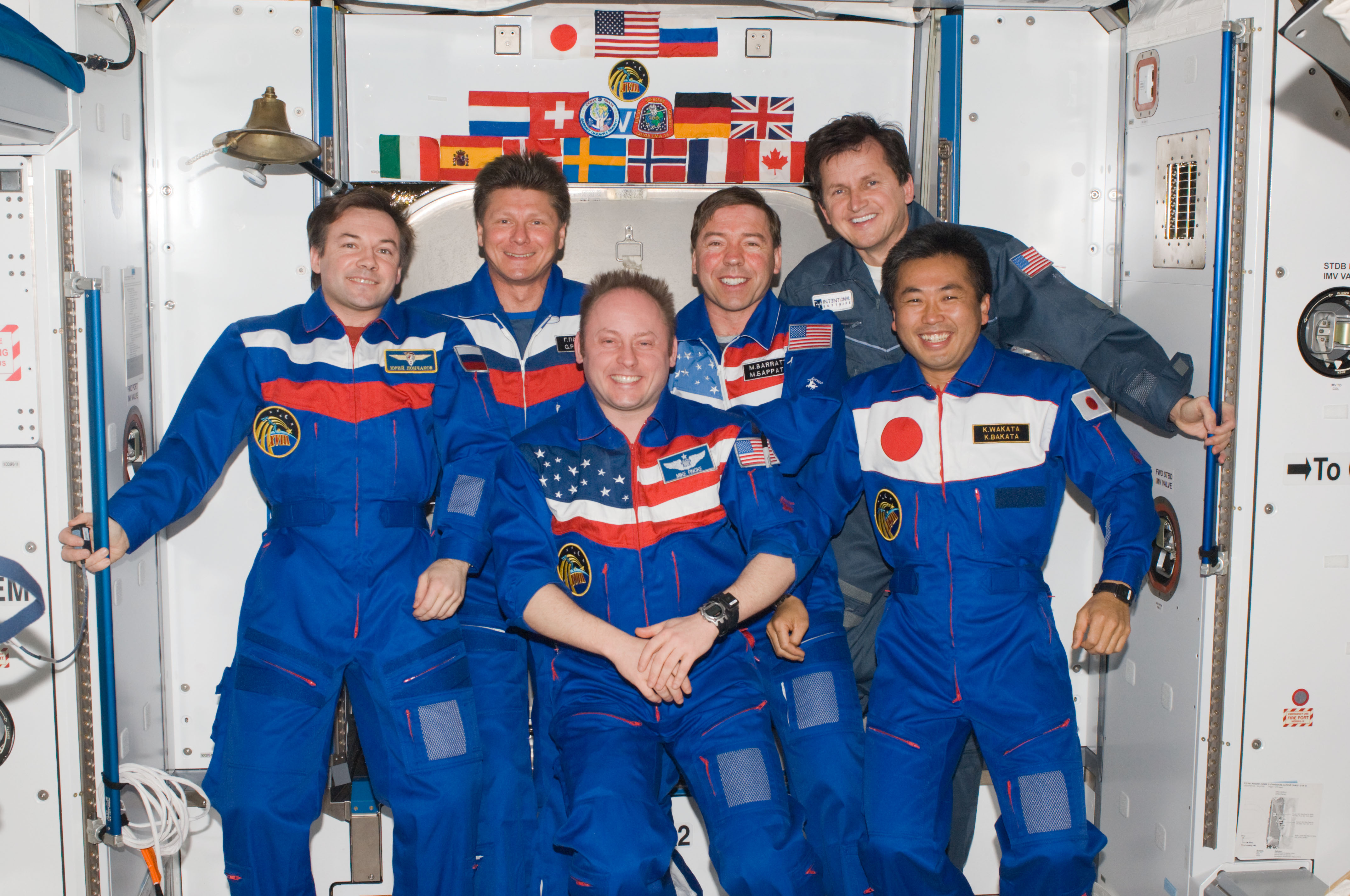 Expedition 18 / 19 Crew Photo in Node 2 Harmony