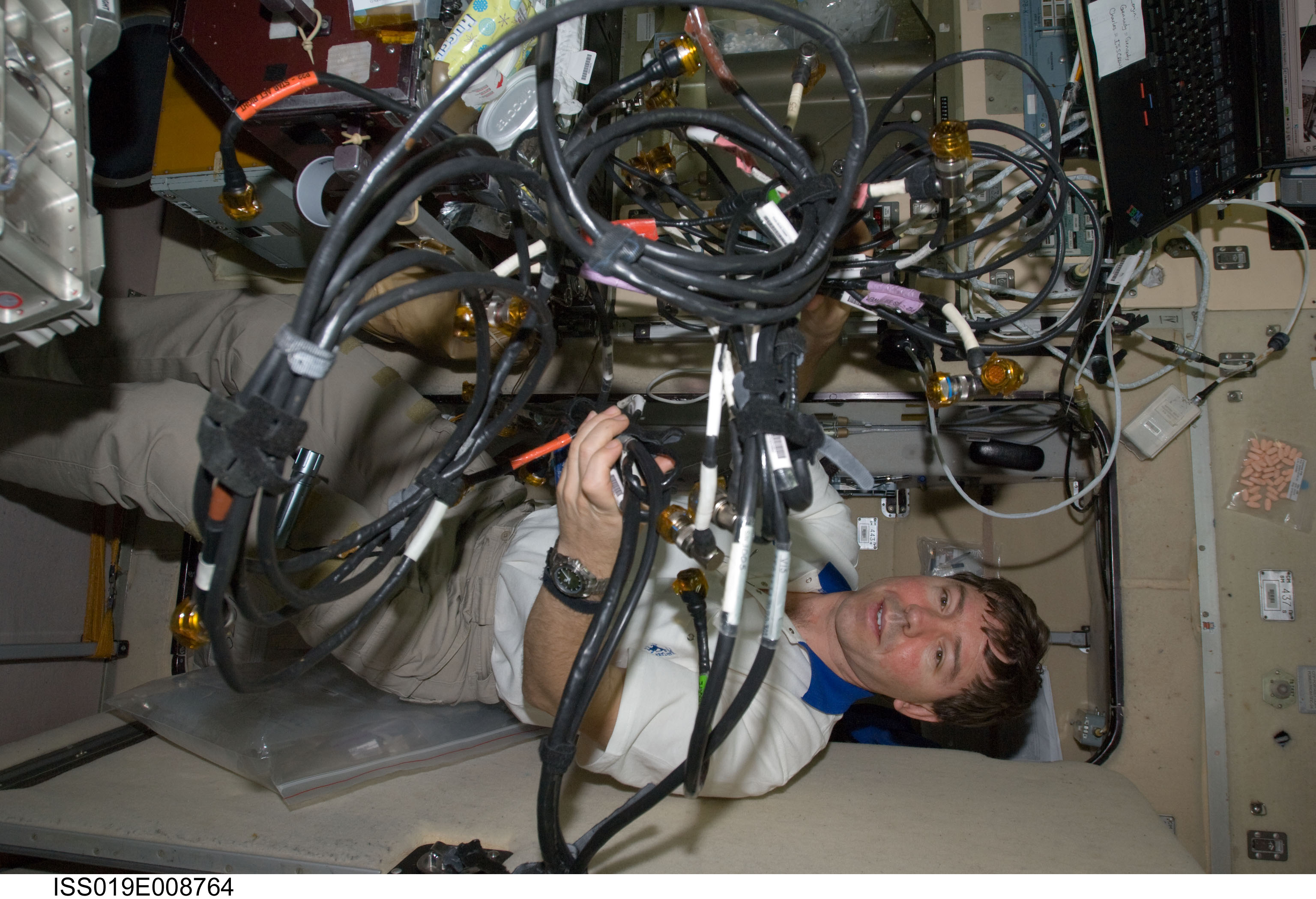 Barrett during TVIS maintenance