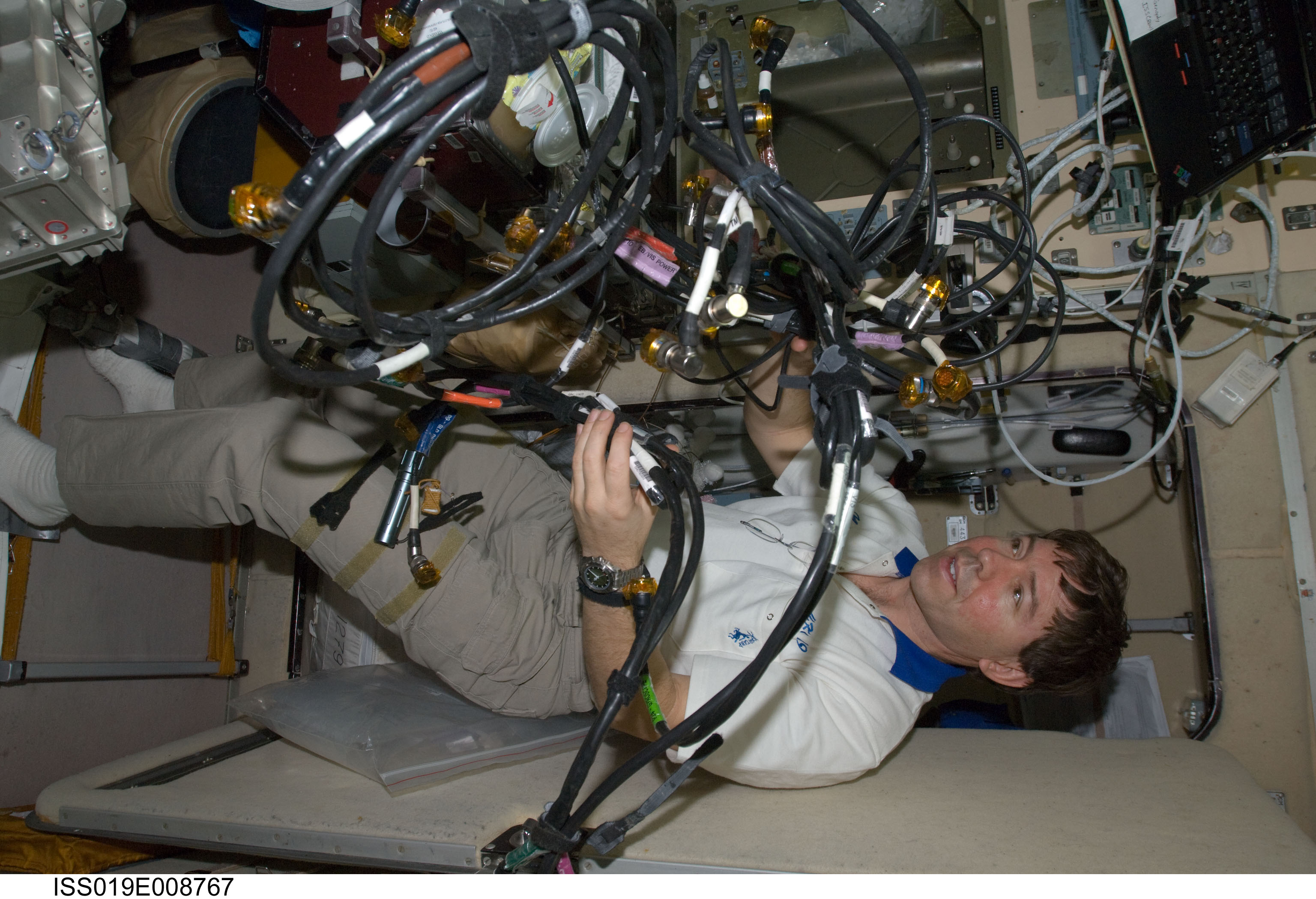 Barrett during TVIS maintenance